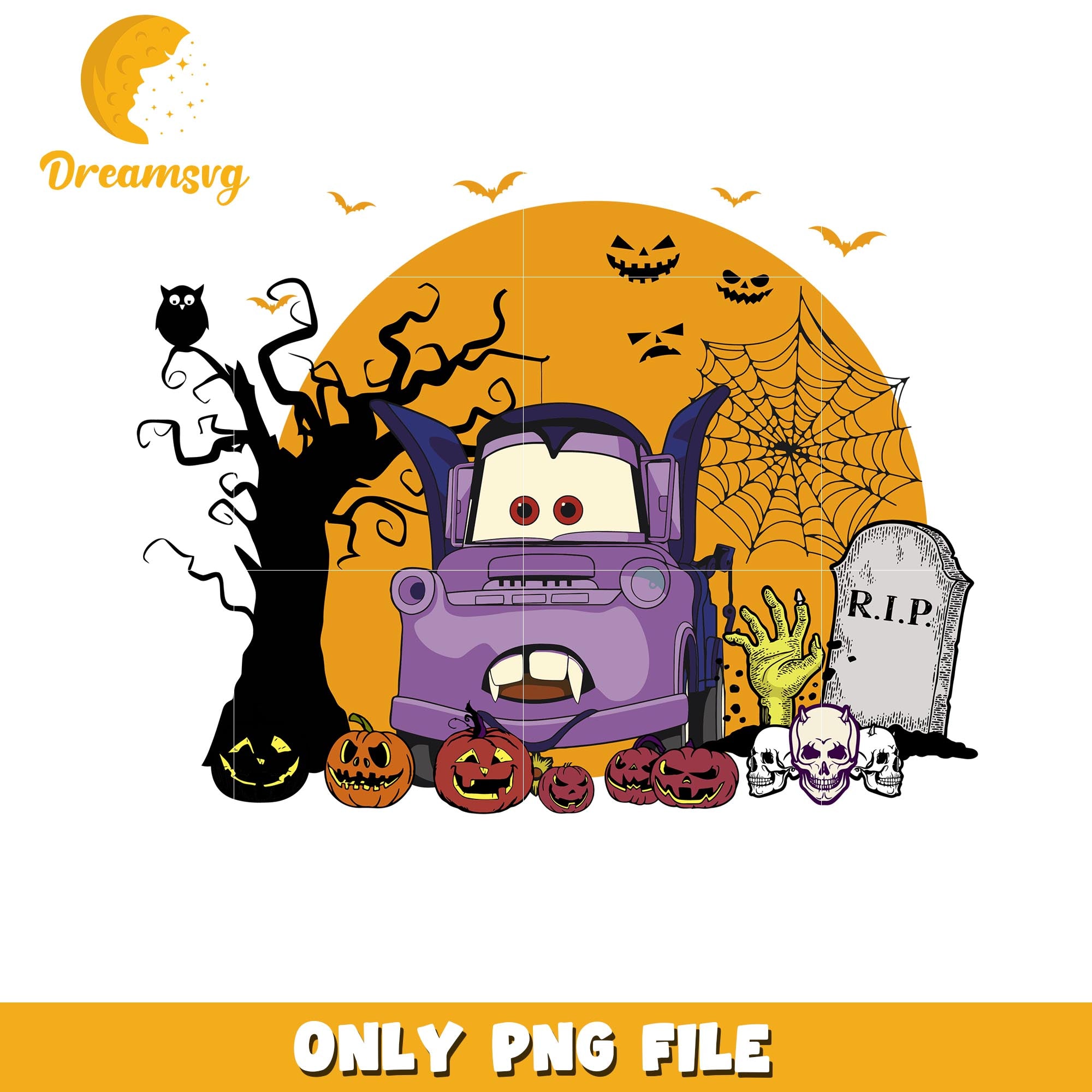 Halloween Cars Dracula Matter png, Disney Pixar cartoon characters png