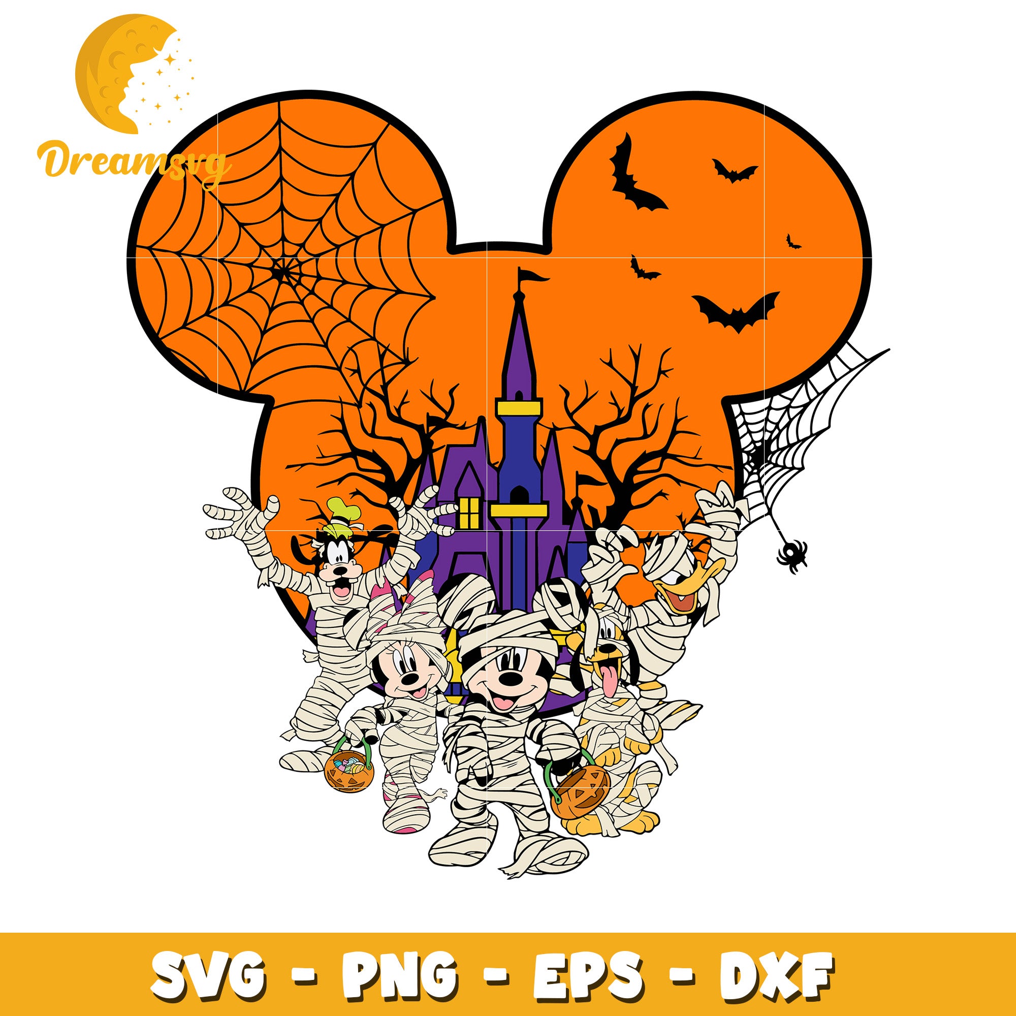 Halloween Disney friends svg, Disney movies halloween svg