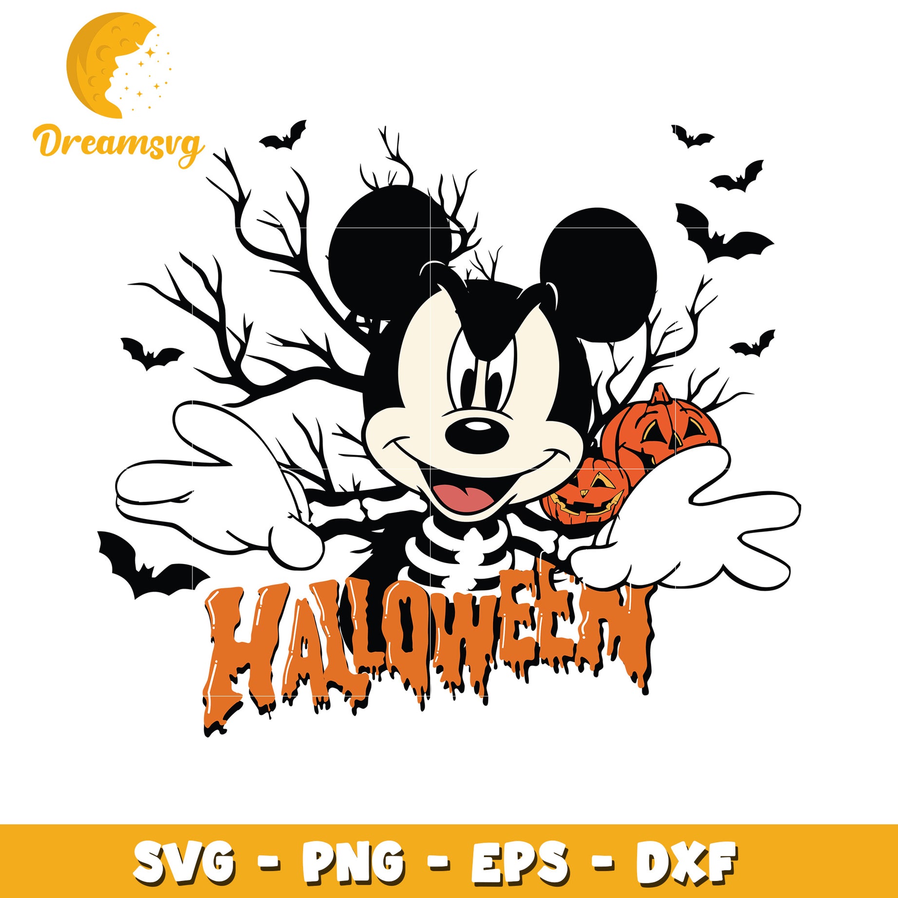 Halloween Mickey mouse svg, Disney friends halloween vibes svg