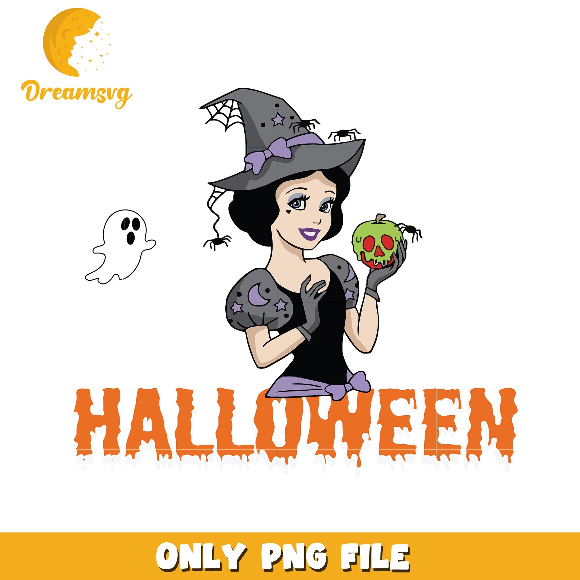 Halloween Snow White princess png, Disney movies halloween princess png