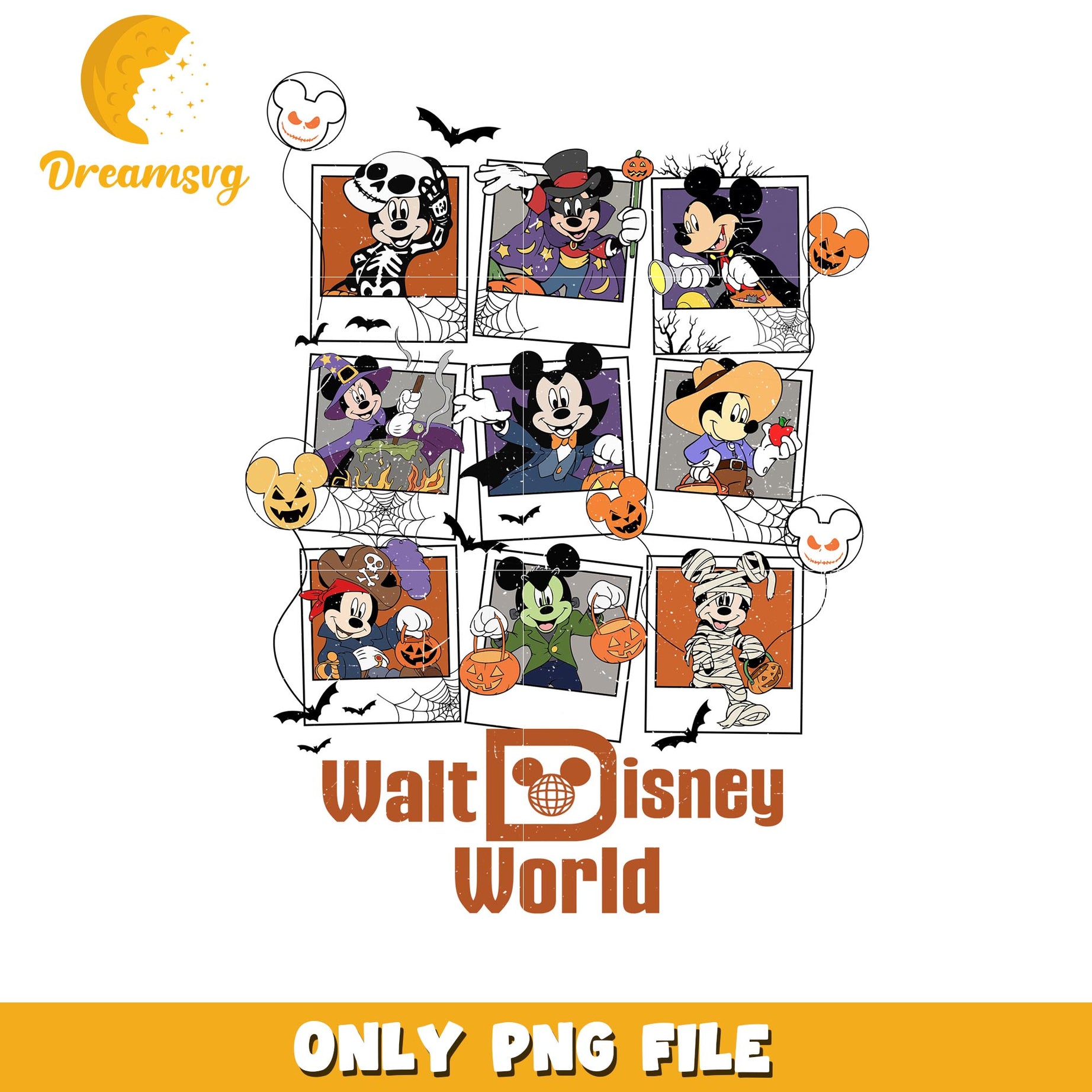 Halloween Walt Disney, Disney halloween friends png, Disney characters png