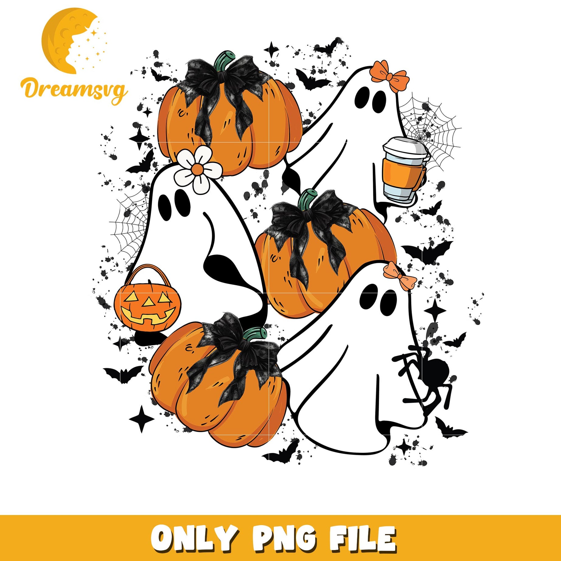 Halloween ghost png, Ghost horror world halloween vibes png