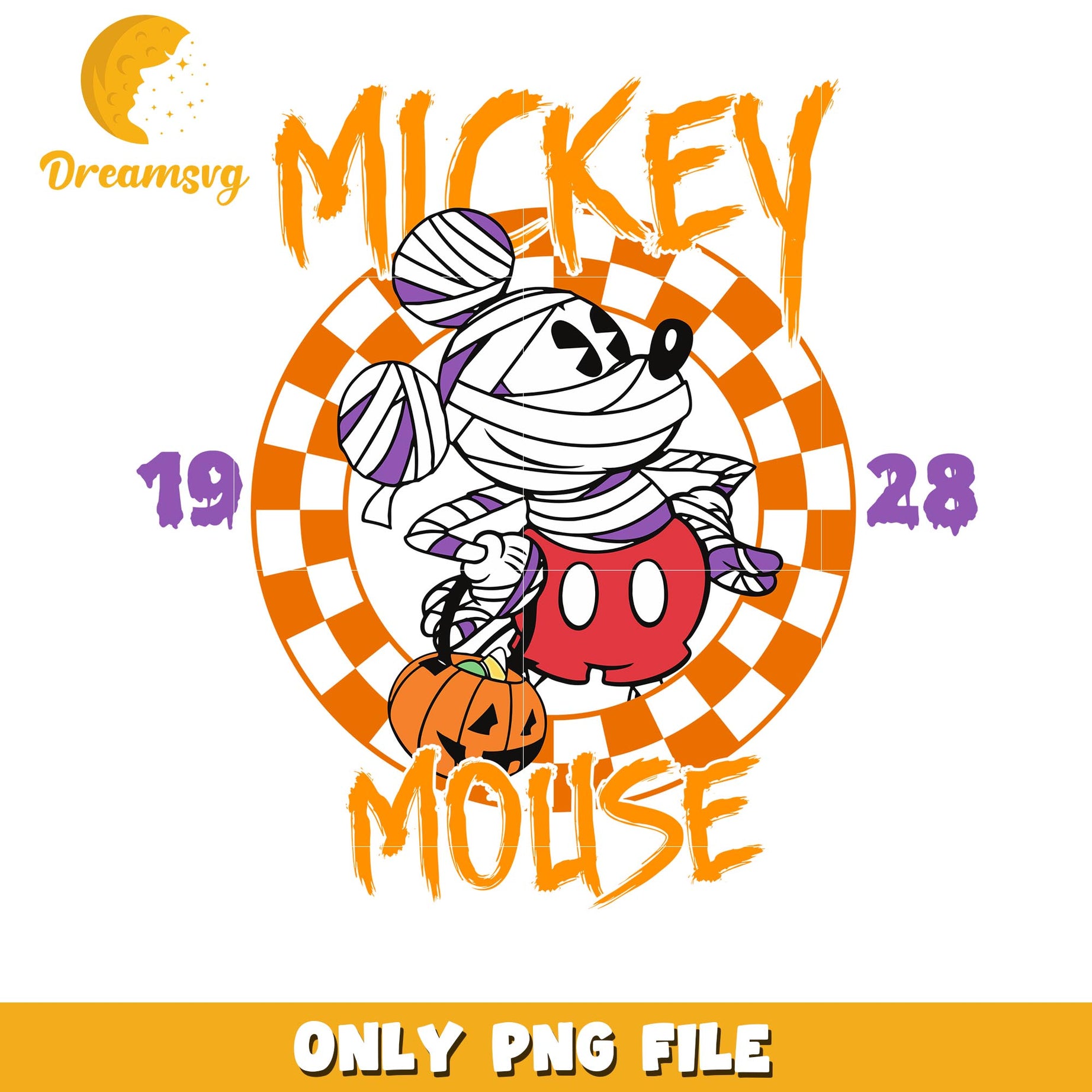 Halloween mummy Mickey mouse png, Disney friends halloween vibes png
