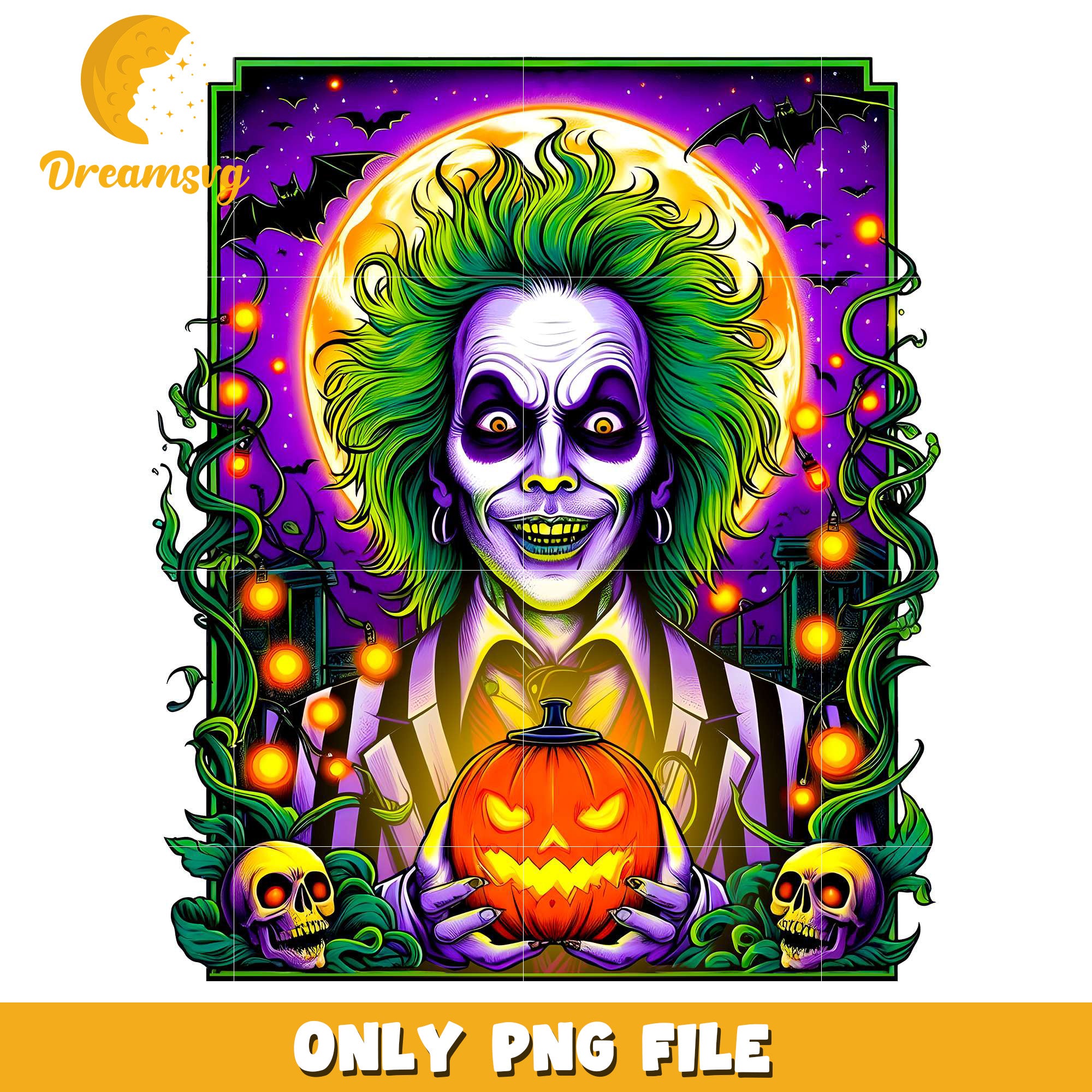Halloween beetle juice png, halloween decor​ png, halloween background​​ png