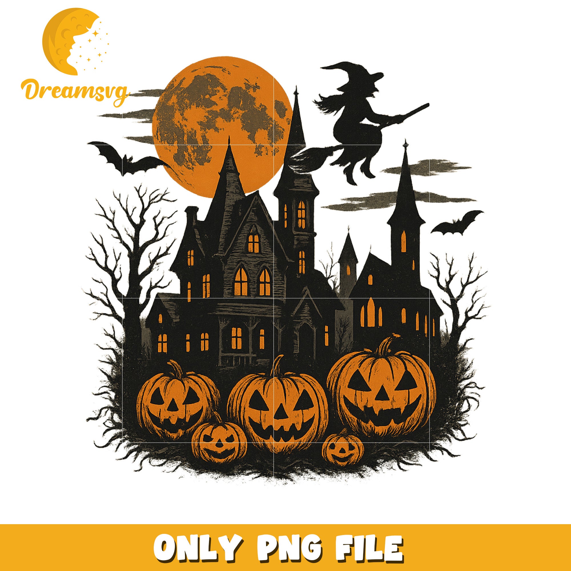 Halloween castle png, halloween png, halloween vacation png