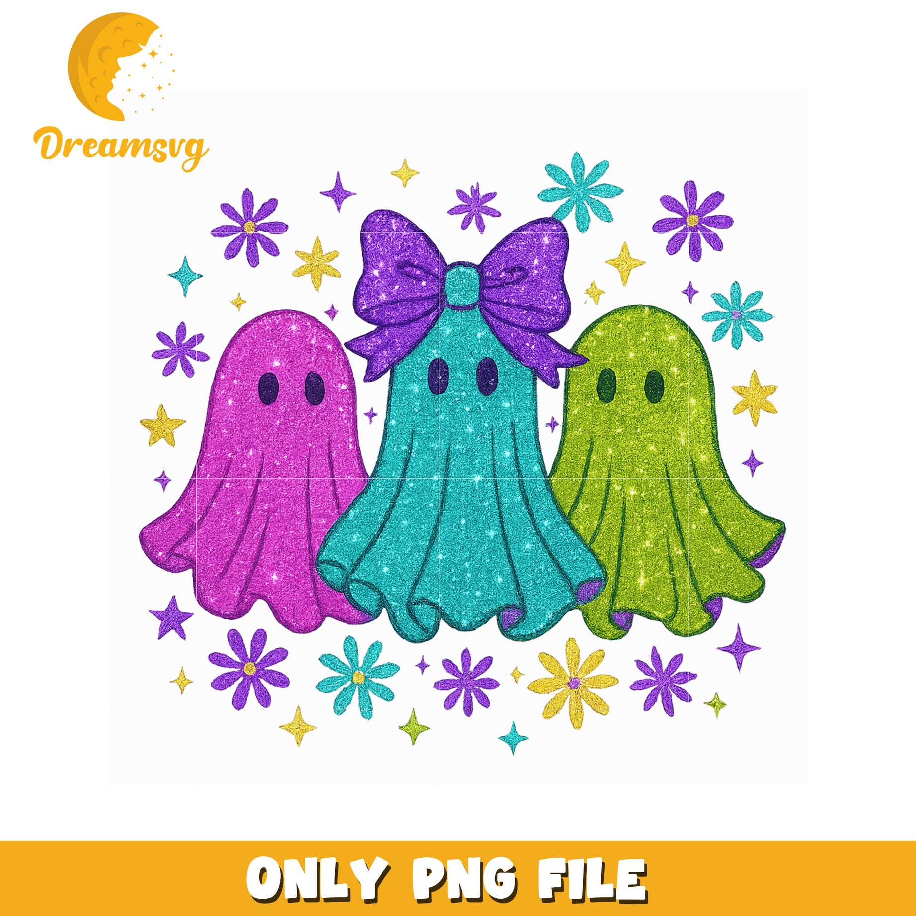 Halloween cute ghouls png, halloween png, halloween vacation png