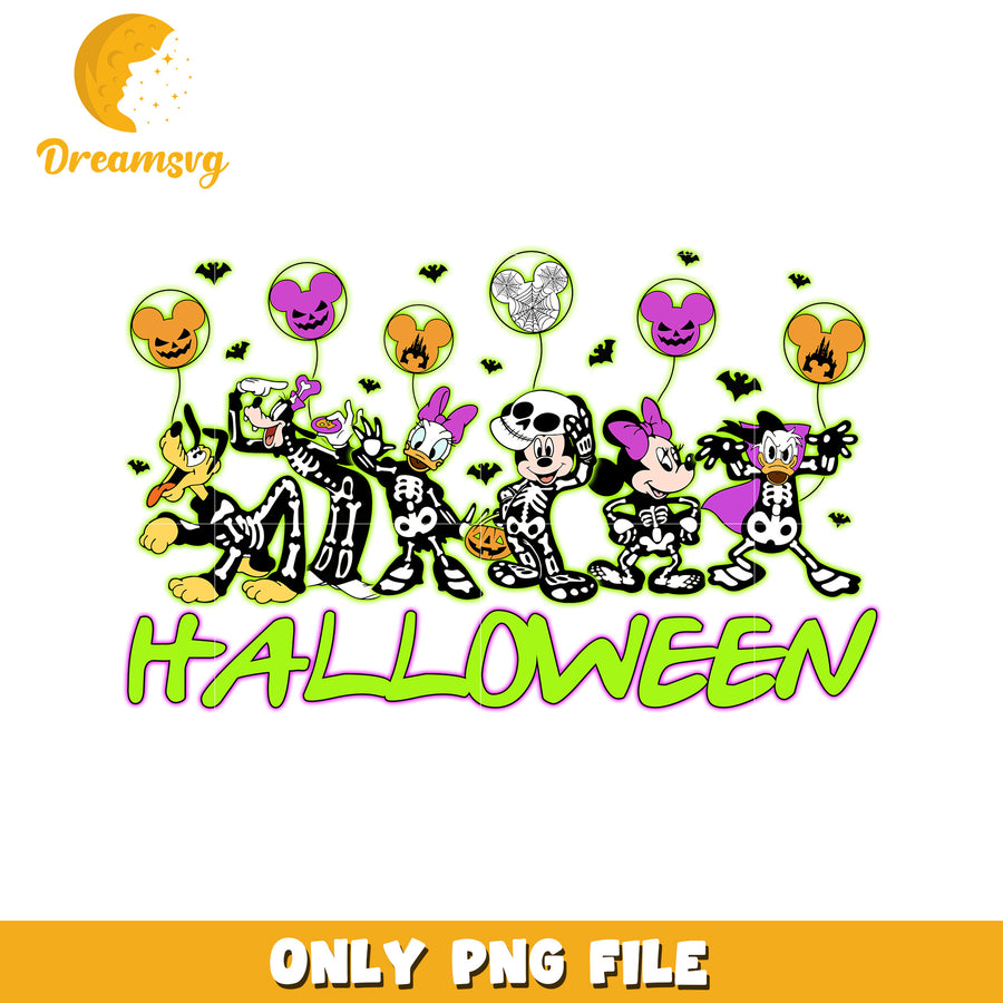 Halloween friends png, halloween toys png, halloween characters png