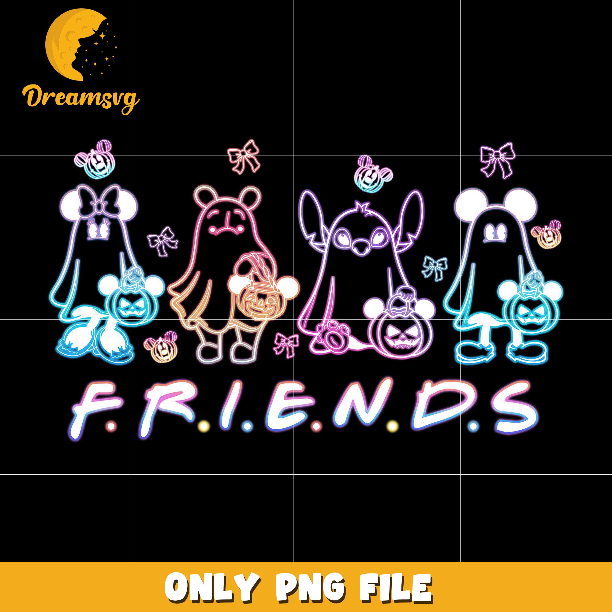 Halloween friends png, halloween wallpaper​​ png, halloween decorations​ png