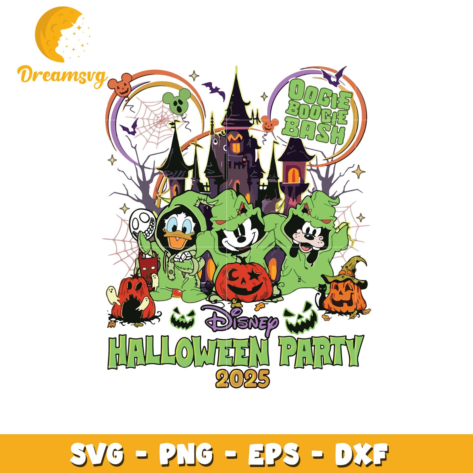 Halloween party 2025 svg, spooky halloween svg, trick or treat svg