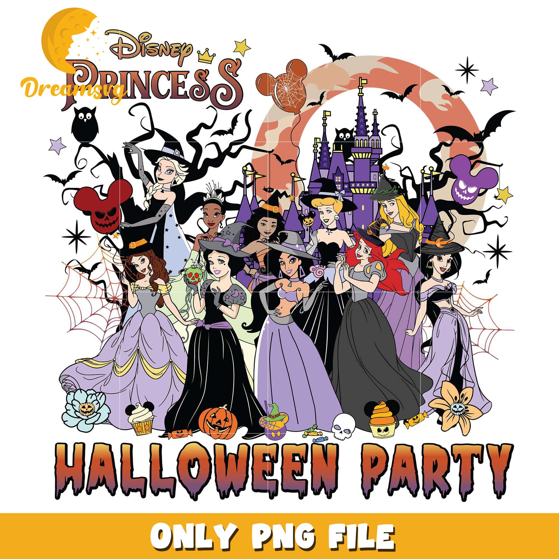 Halloween party png, halloween characters​ png, halloween design png