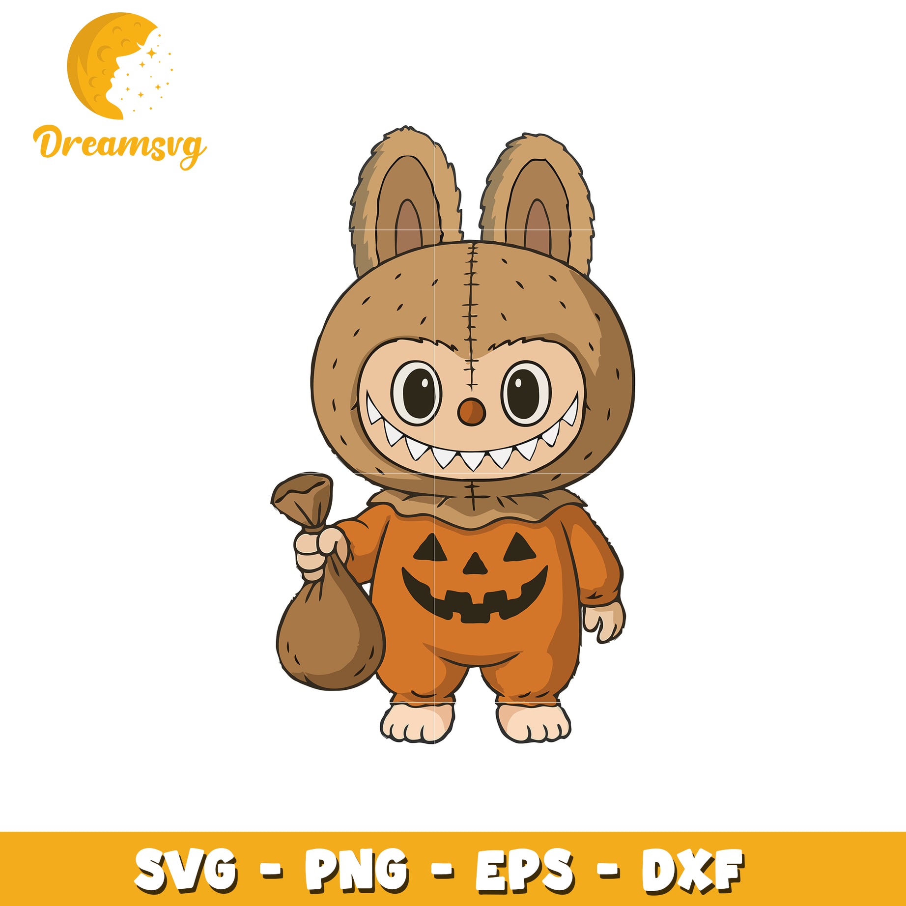 Halloween pumkin labubu svg, labubu art svg, labubu price svg