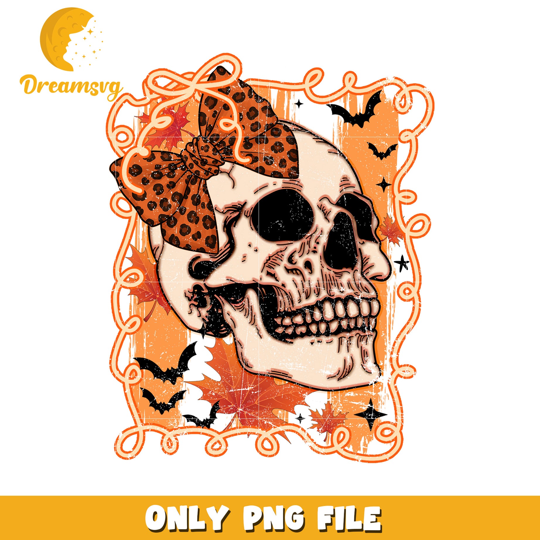 Halloween skull png, halloween decor png, halloween season​ png