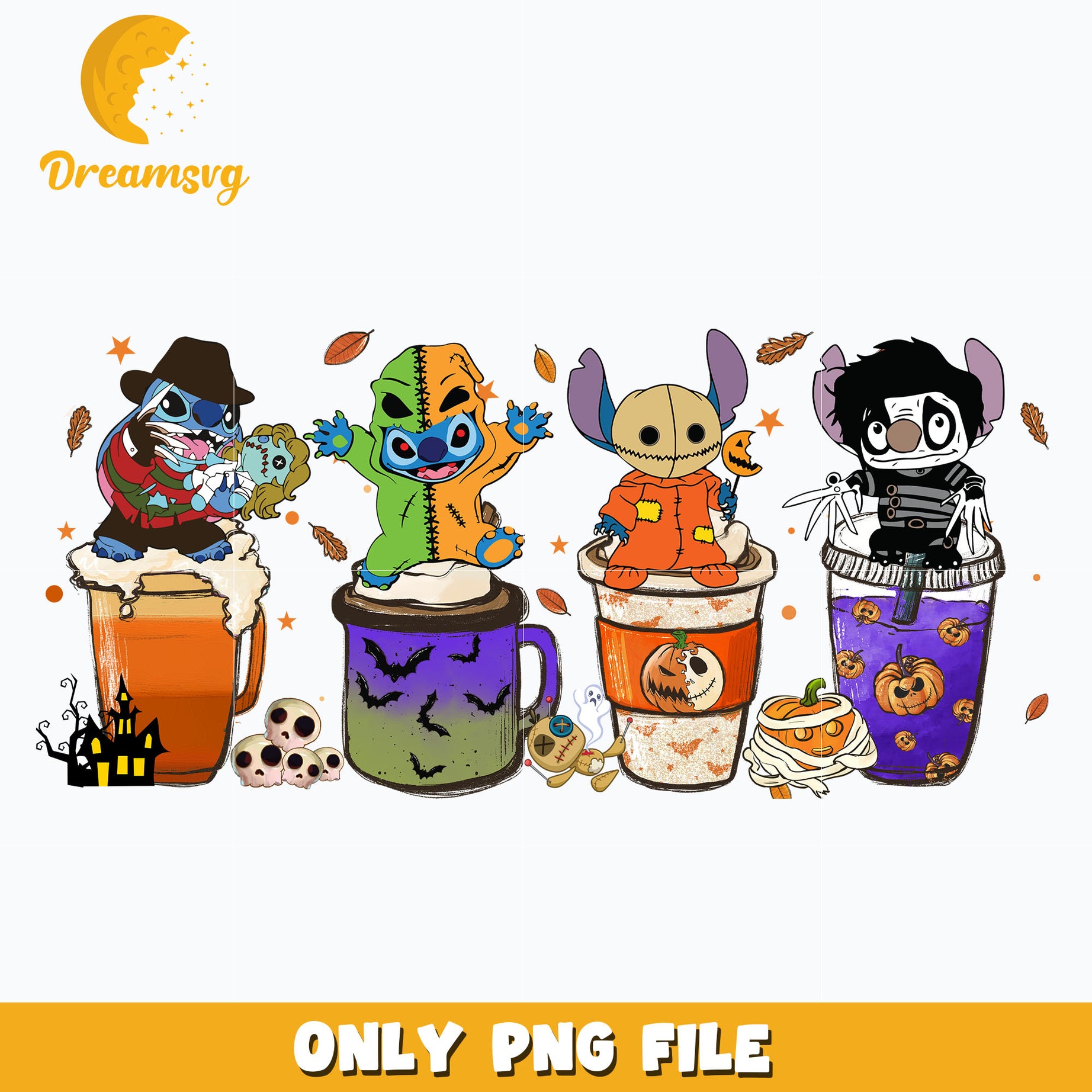 Disney halloween stitch png