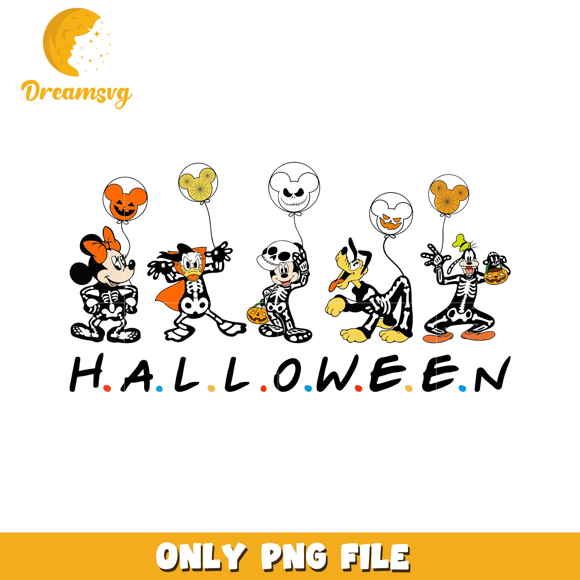 Halloween the sensational six design png, trick or treat  png, halloween pumpkin png