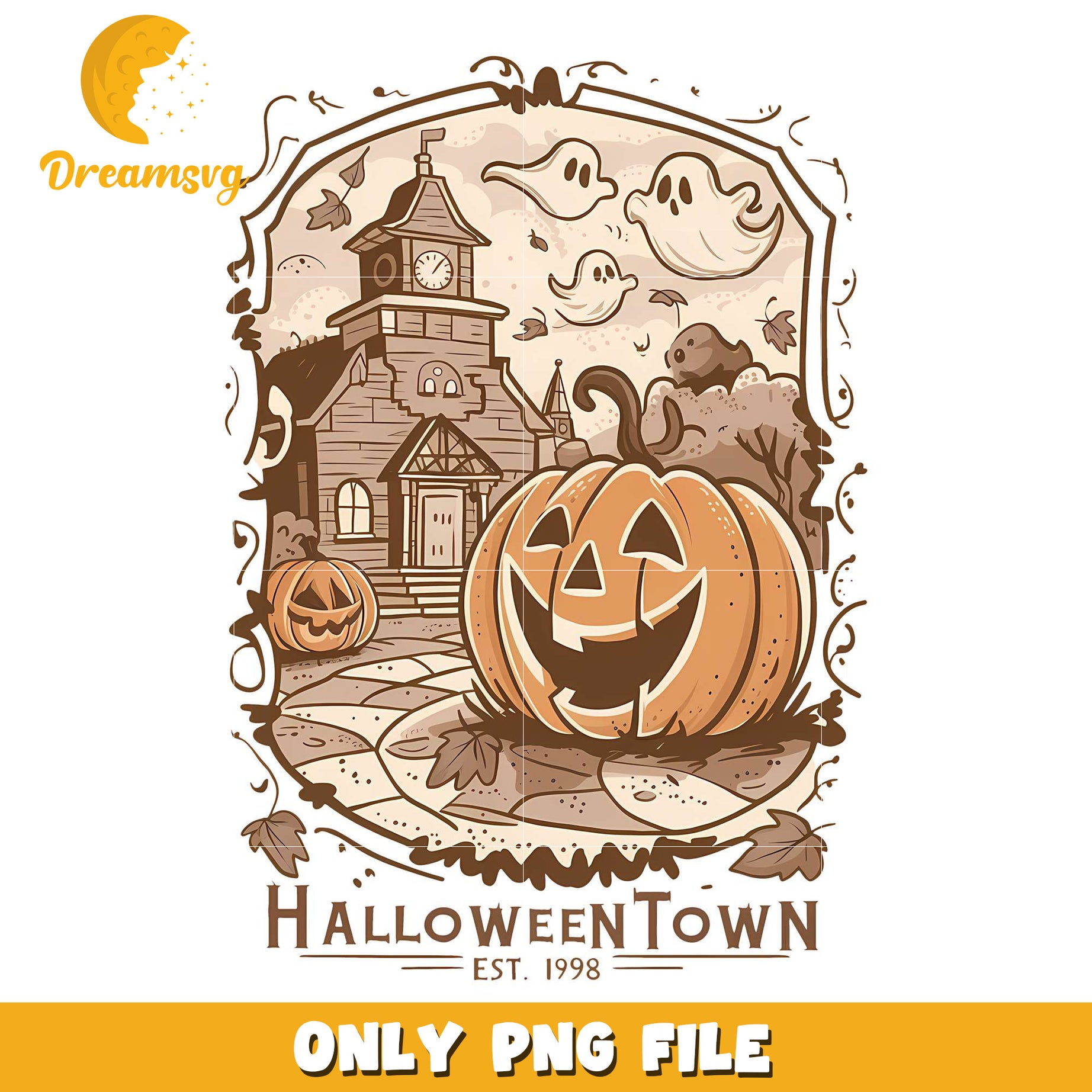 Halloweentown png, costumes in halloween​​​​ png, spooky season png
