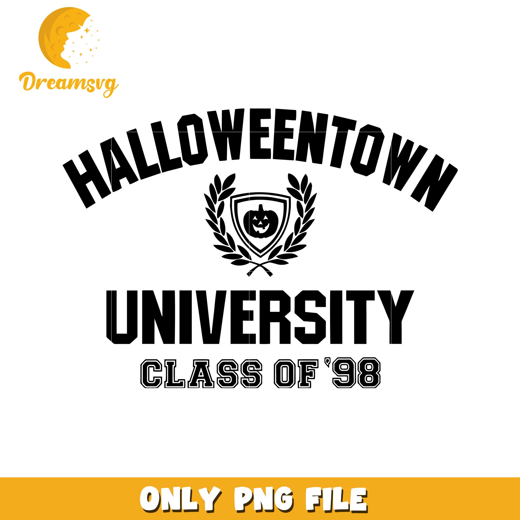 Halloween town uni logo png, halloween songs png, halloween drawing png