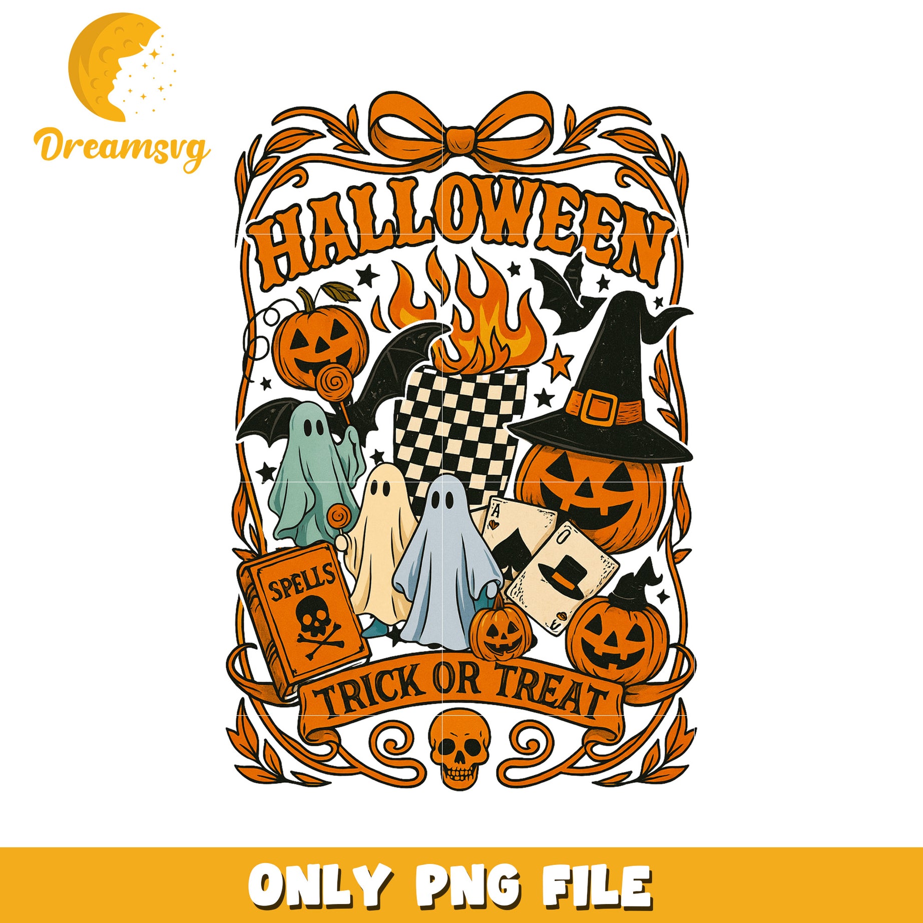 Halloween trick or treat png, halloween png, halloween vacation png