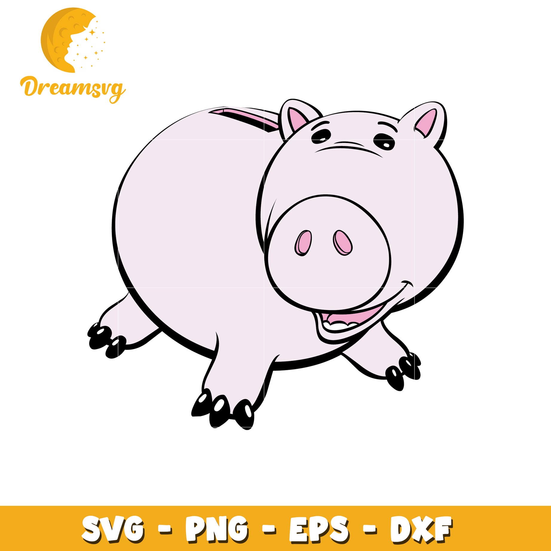 Hamm Piggy Bank SVG Cut File