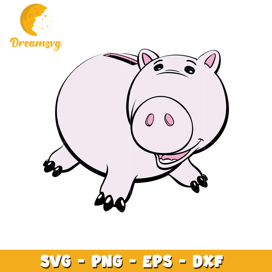 Hamm Piggy Bank SVG Cut File