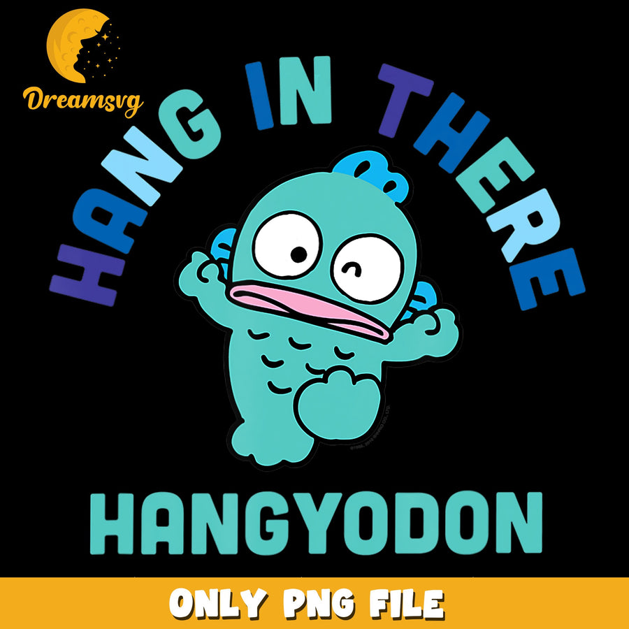 Hangyodon Hang In There Sanrio PNG, Cute Kawaii Character, Funny PNG