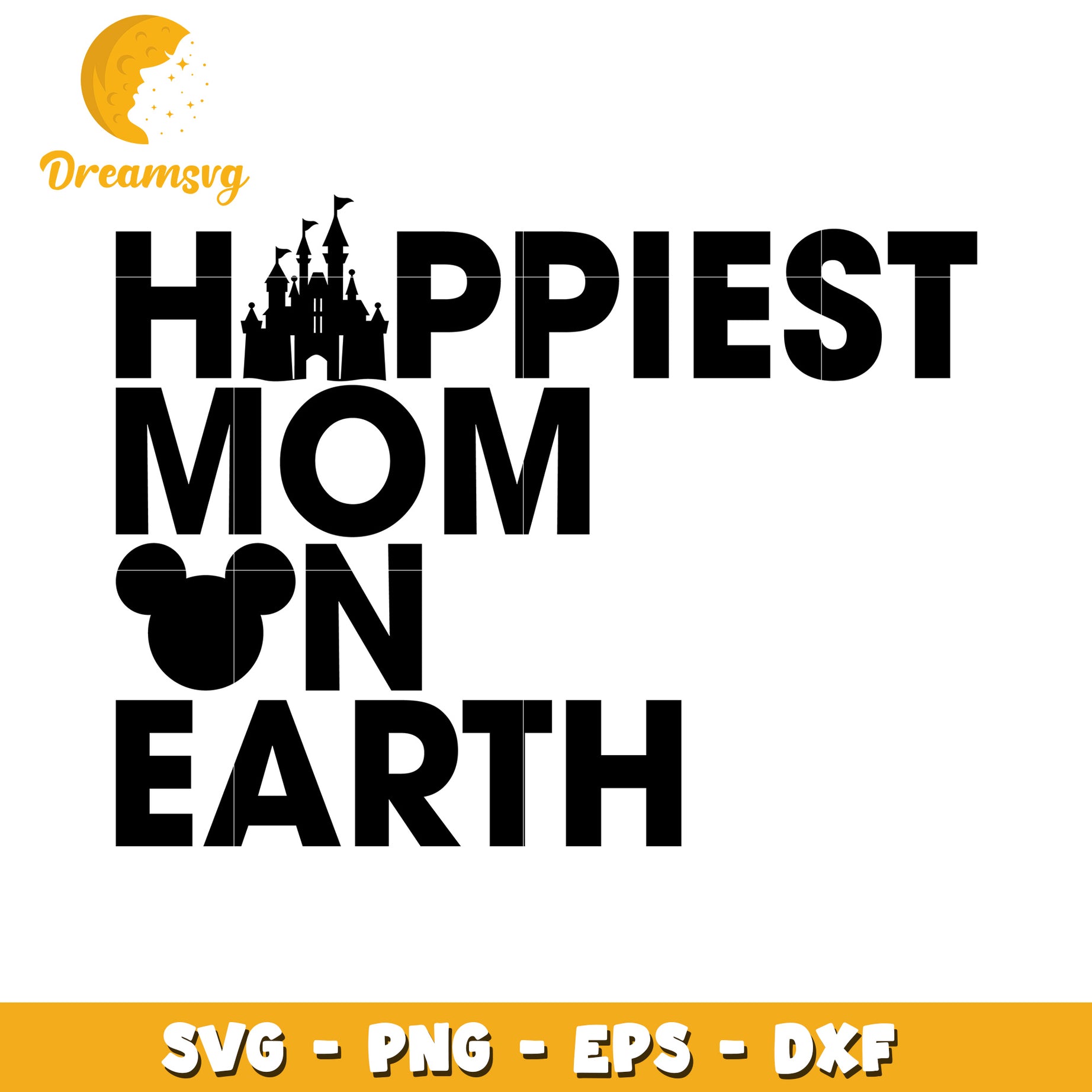 Happiest Mom On Earth SVG Design for Creative Projects and Crafts