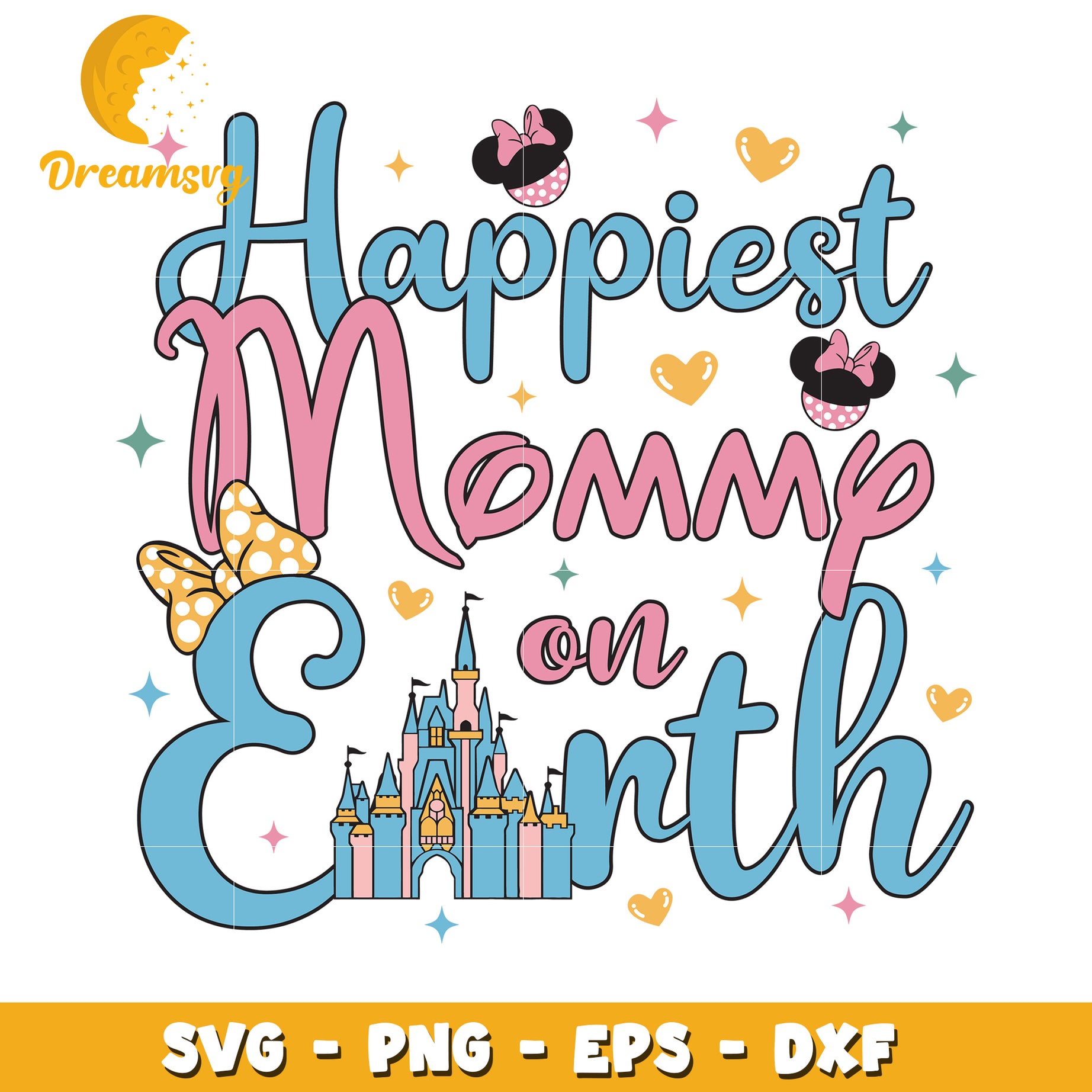 Happiest Mommy on Earth SVG Design Perfect for Family Projects