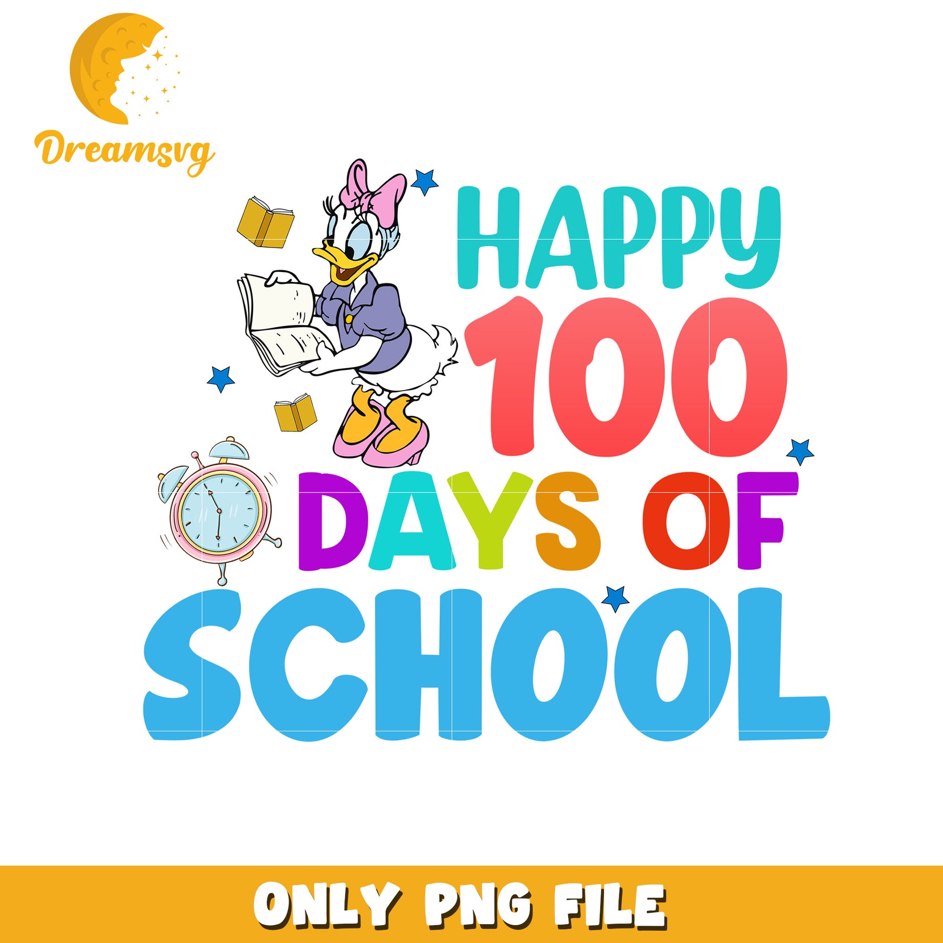 Happy 100 Days School PNG