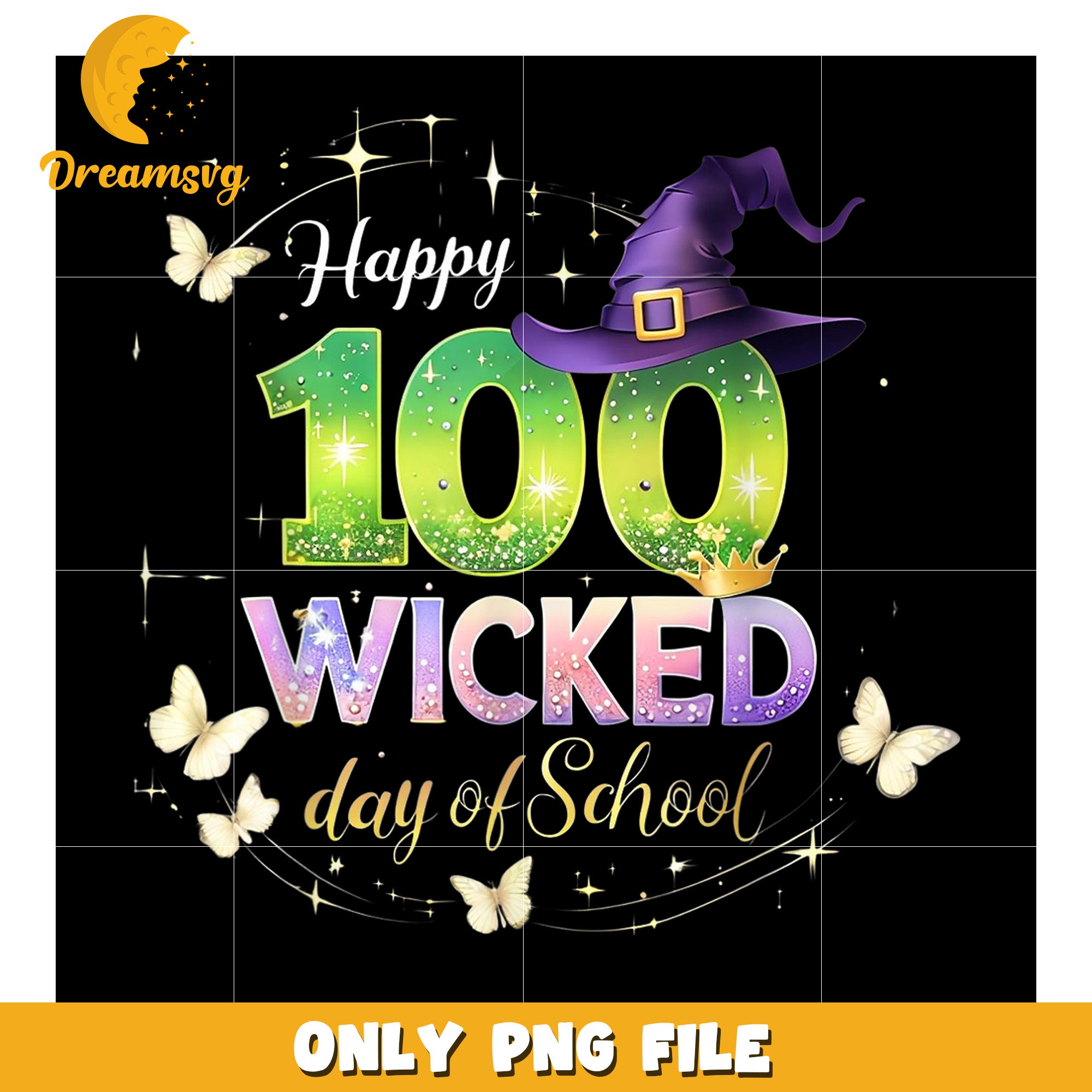 Happy 100 Wicked Days of School png, wicked​ movies png, wicked​ png
