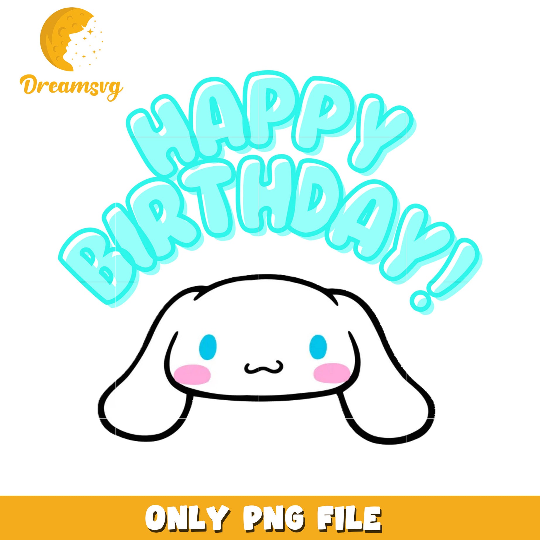 Happy Birthday PNG Cute Puppy Design