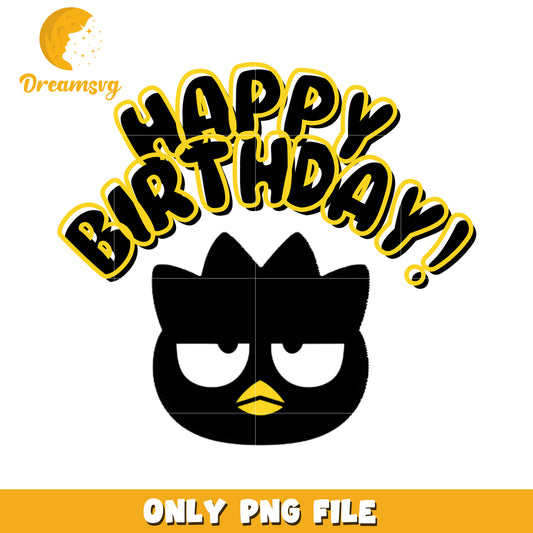Happy Birthday PNG Kuromi Design