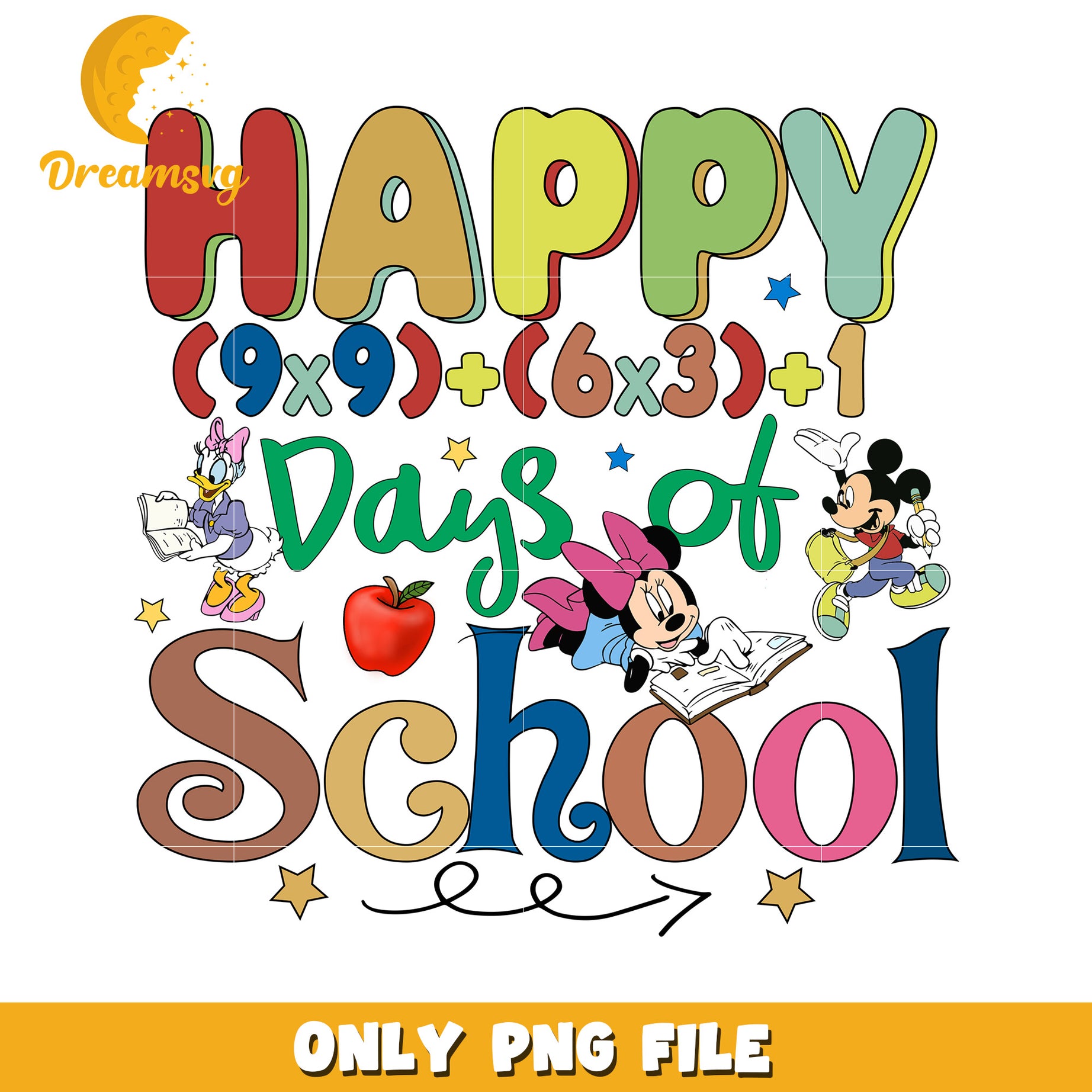 Happy Days of School PNG