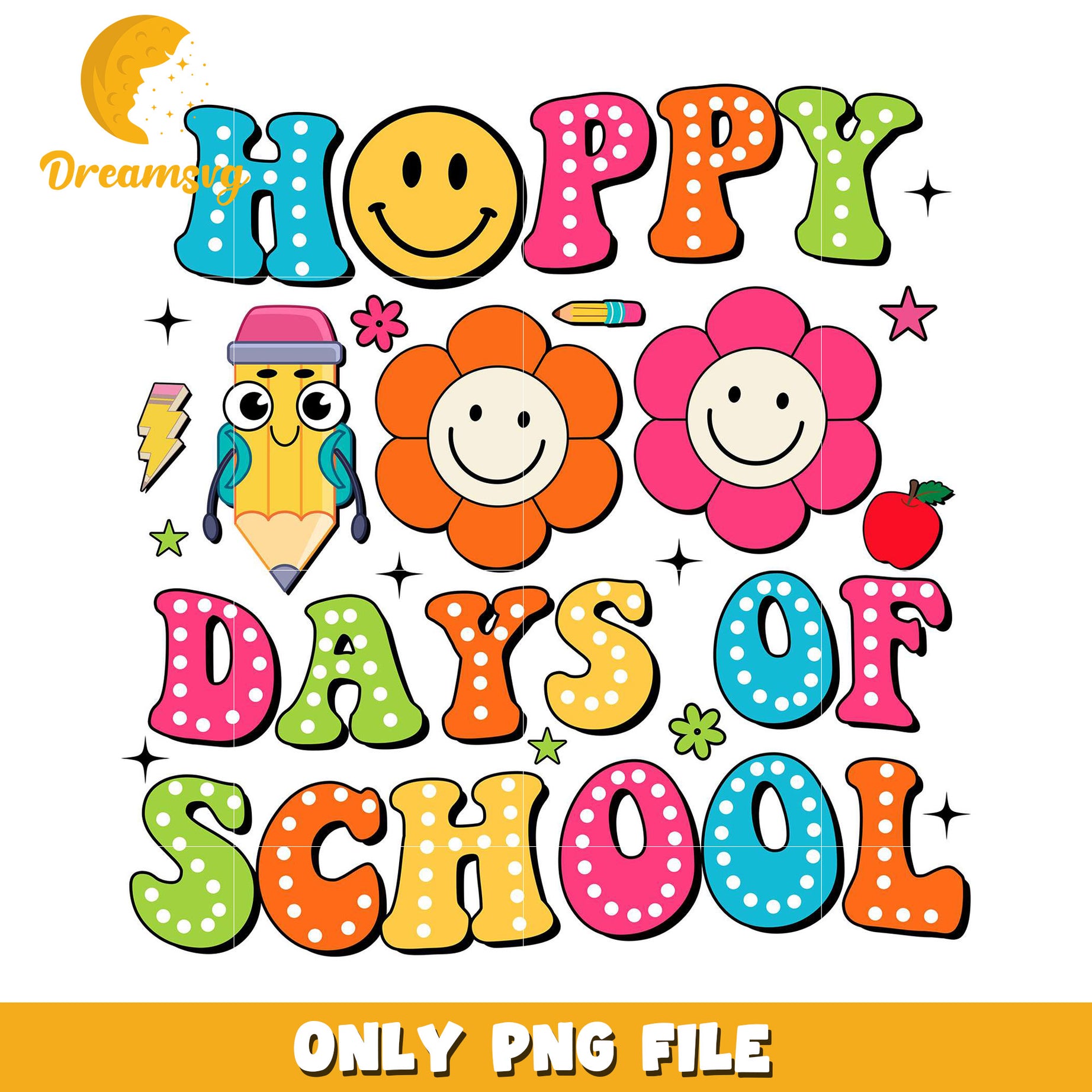 Happy Days of School PNG