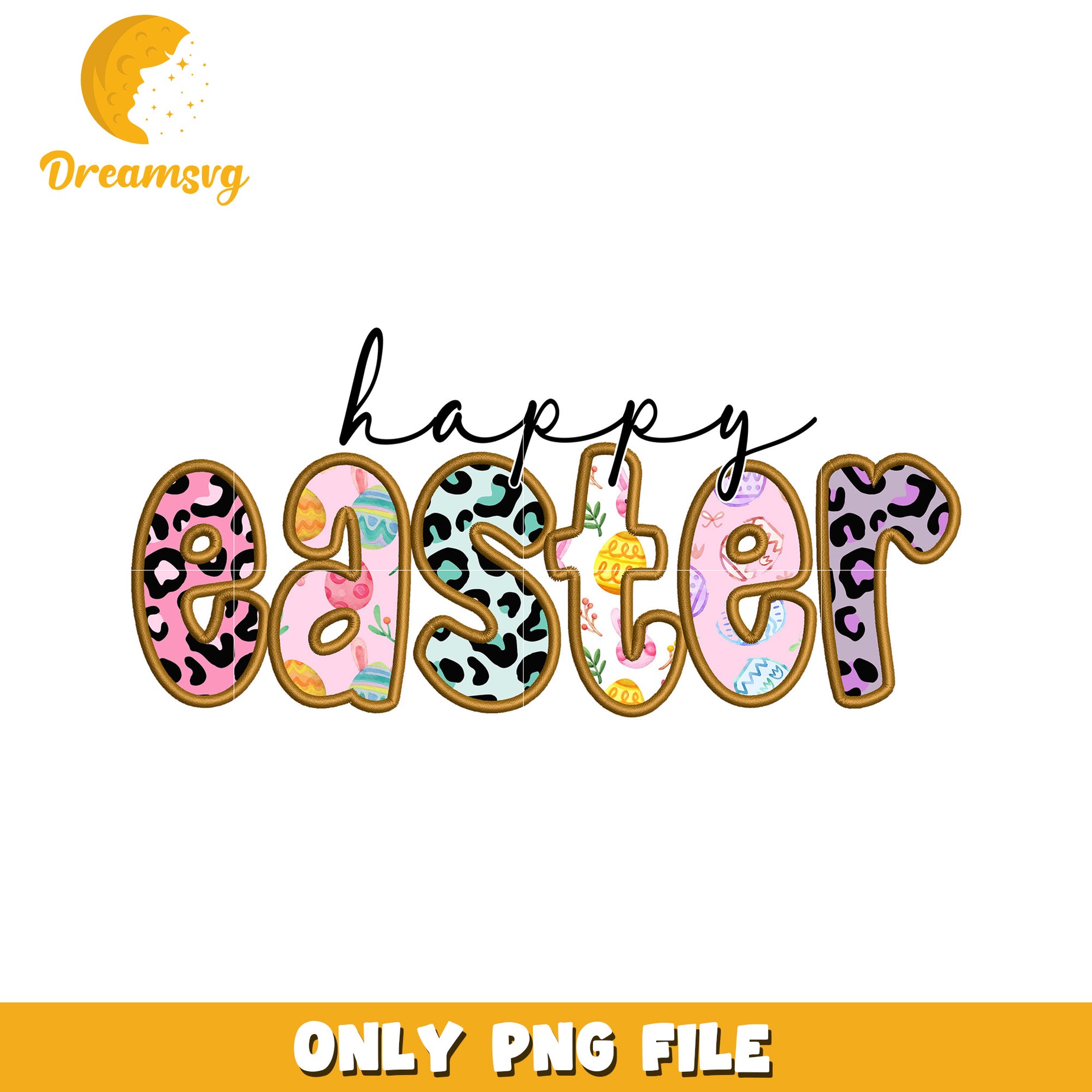 Happy Easter PNG Design