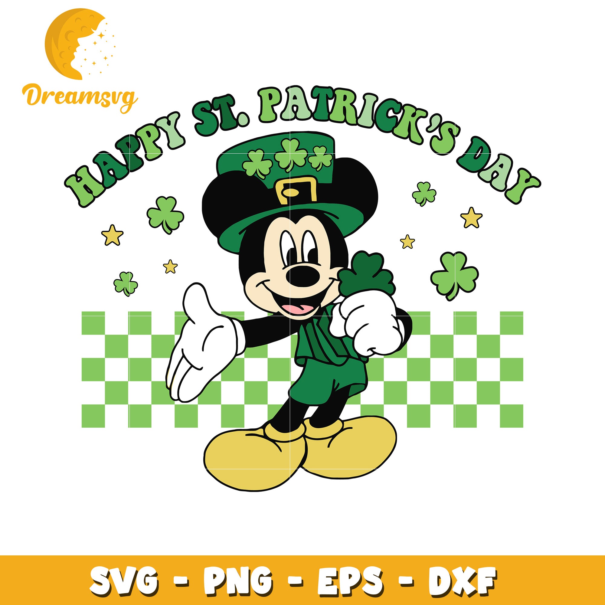 Happy St Patrick's Day SVG Bundle with Cute Cartoon Design