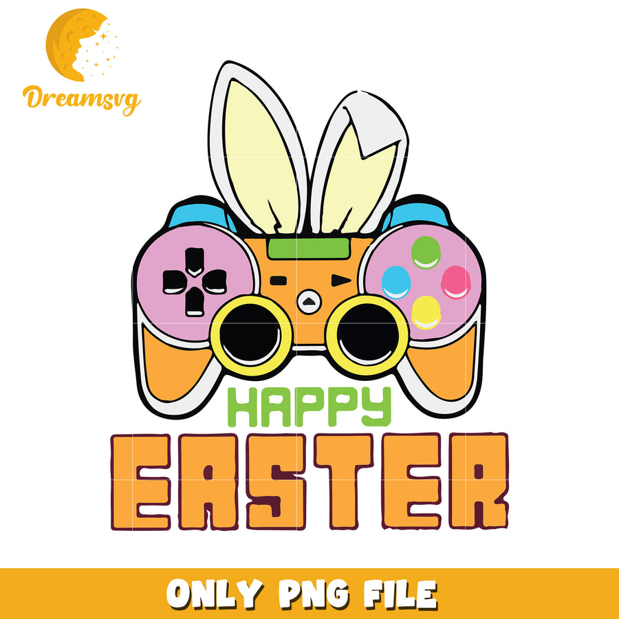 Happy easter game day design png, easter day png, game day png