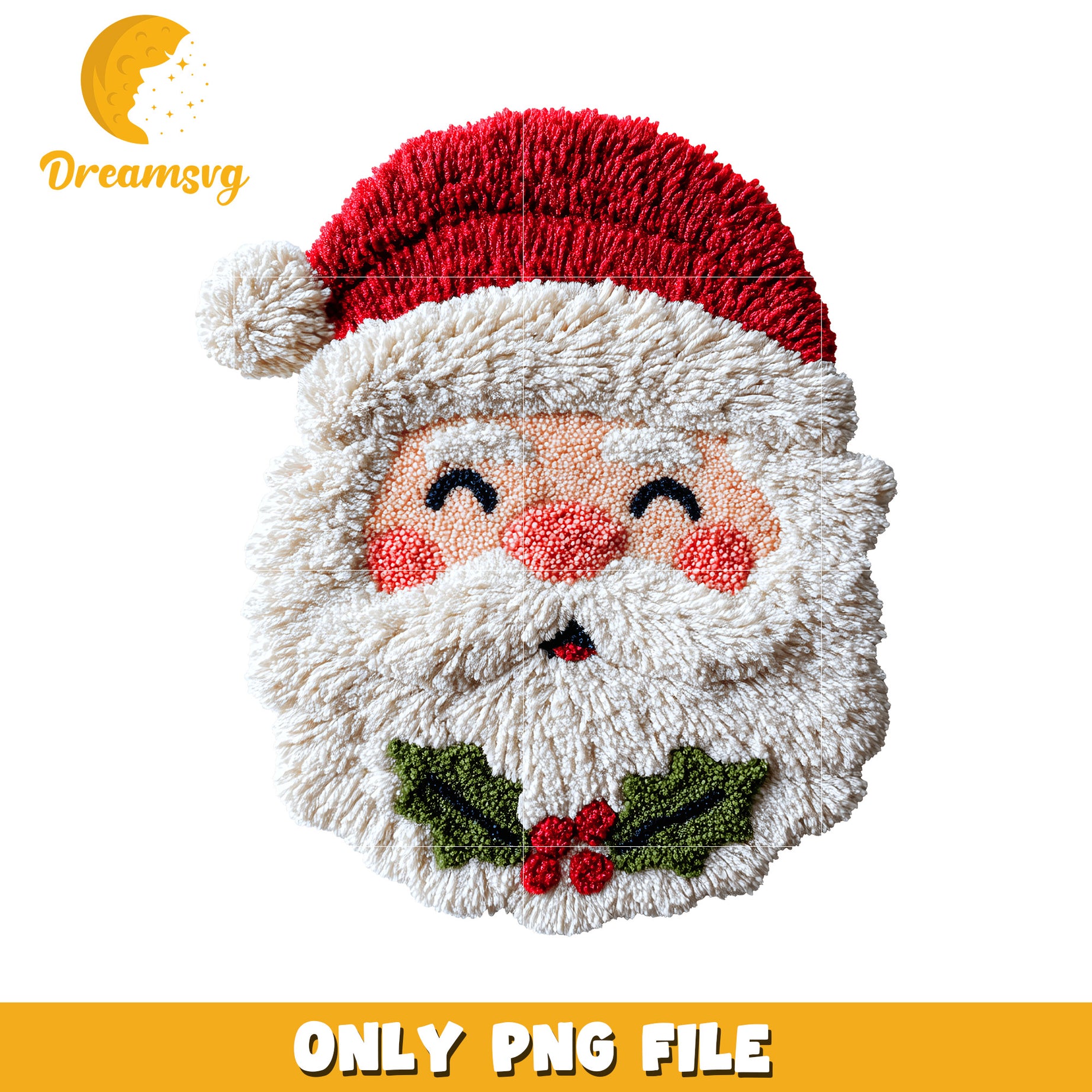 Happy face santa png, spirit christmas​​ png, holiday png