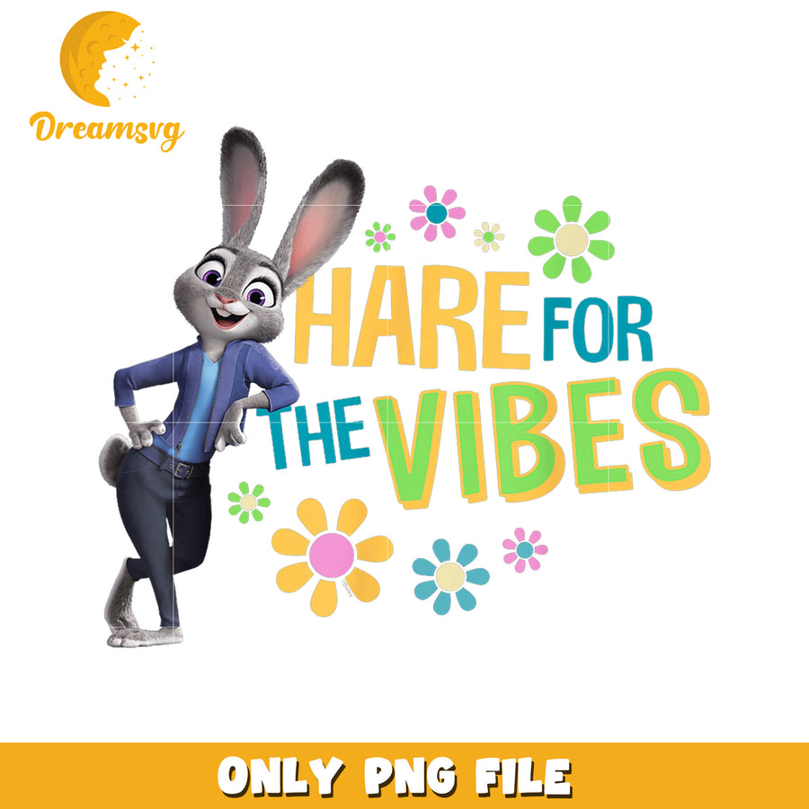 Hare for the vibes png, nick and judy png, zootopia png