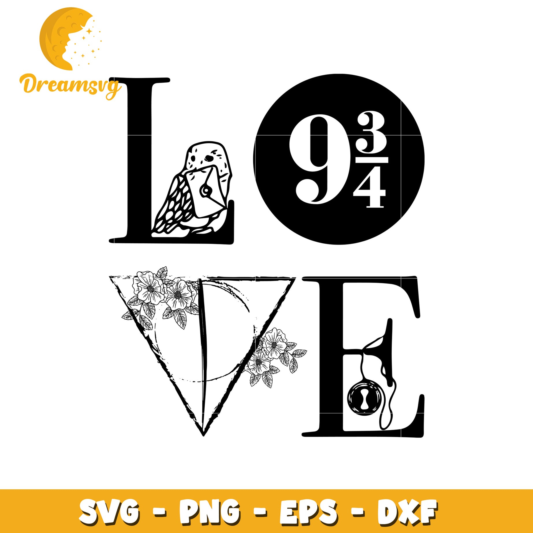 Harry Potter Love SVG Cut File