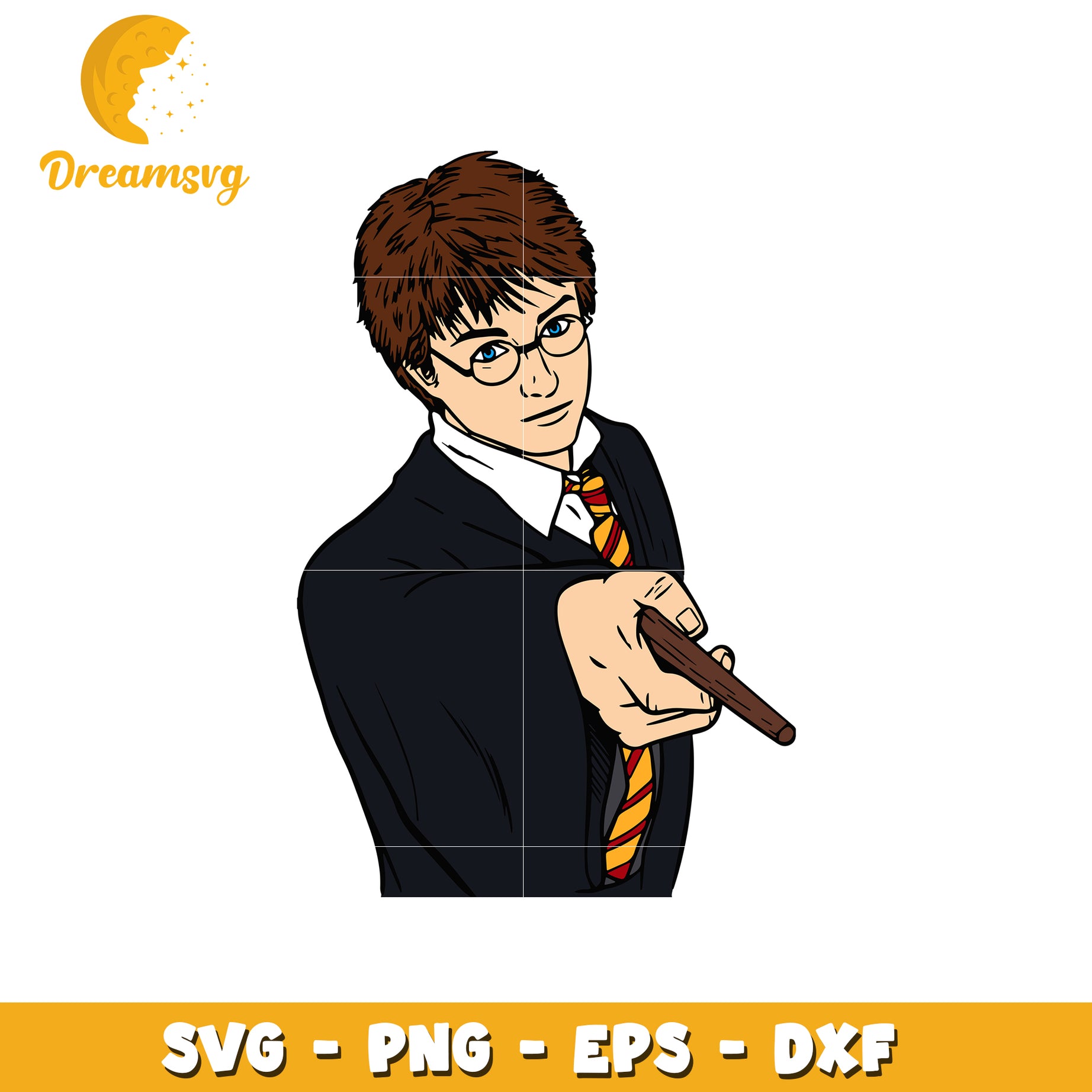 Harry Potter PNG, SVG, EPS, DXF product file