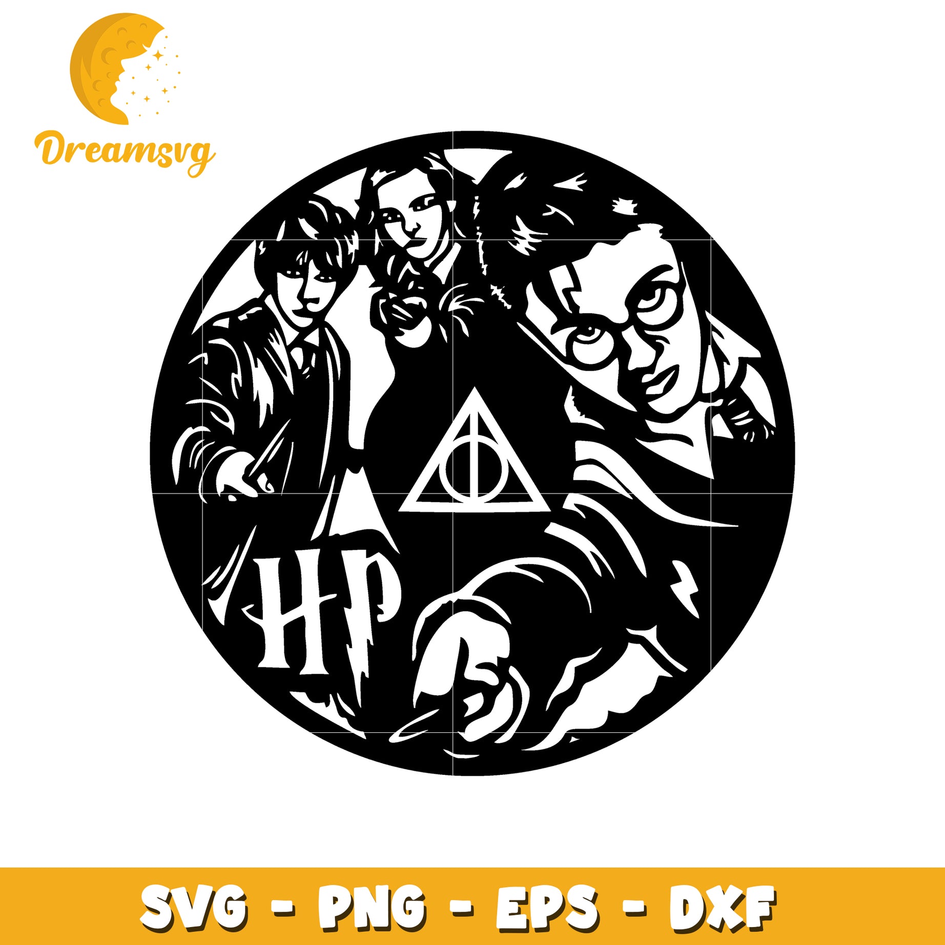 Harry Potter SVG Cut File - Cricut PNG