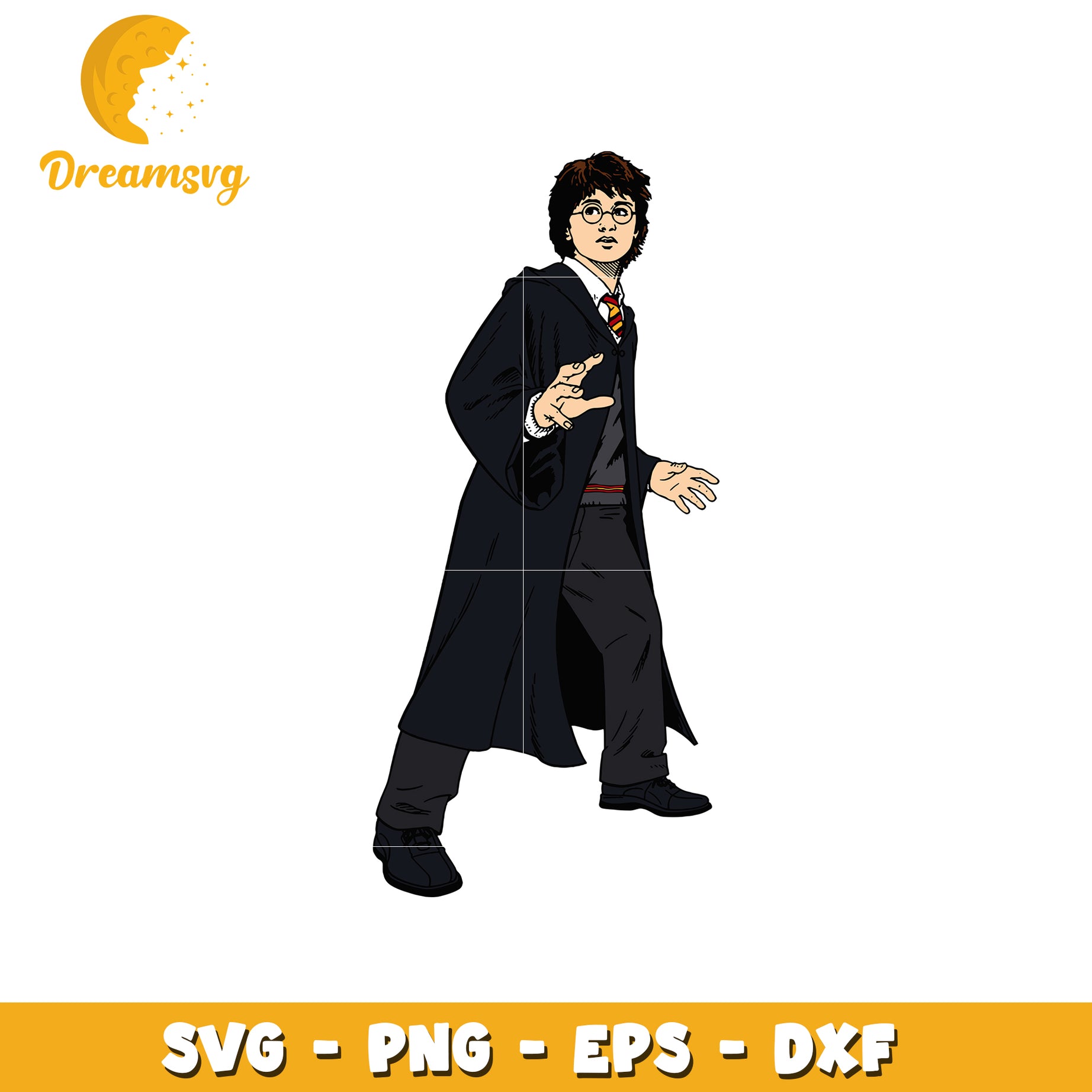 Harry Potter SVG PNG EPS DXF Cut File