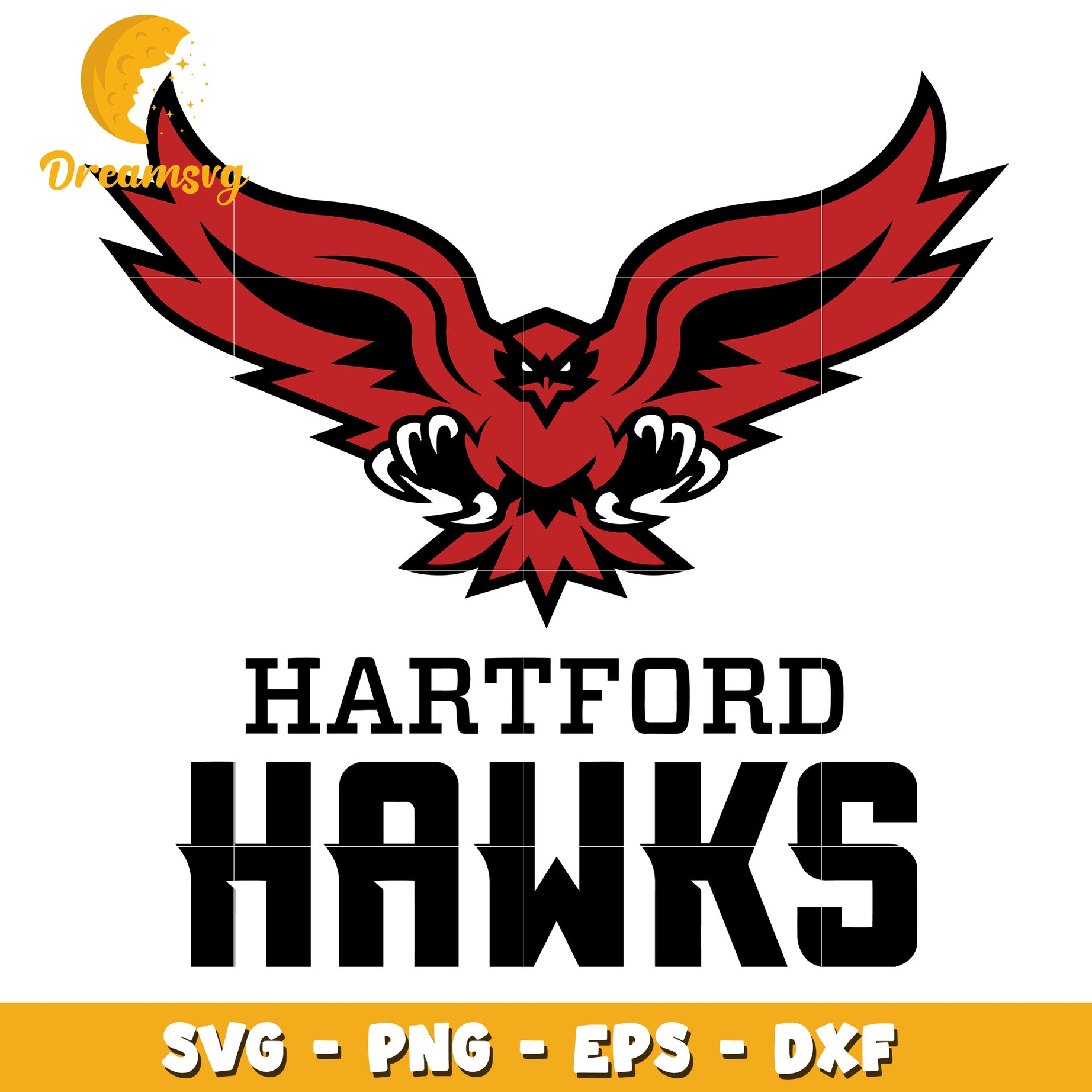 Hartford Hawks SVG PNG EPS DXF