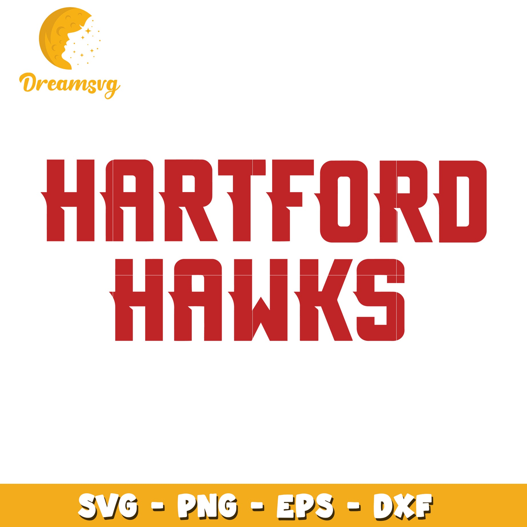 Hartford Hawks SVG PNG EPS DXF Cut File