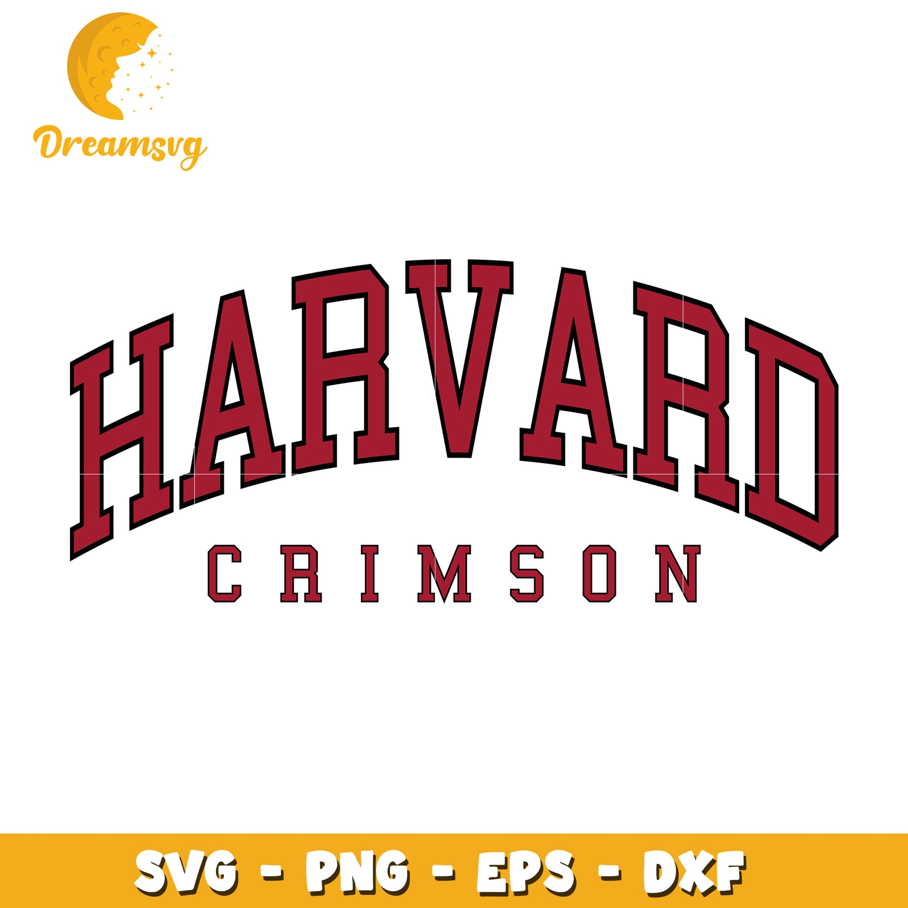 Harvard Crimson SVG PNG EPS DXF