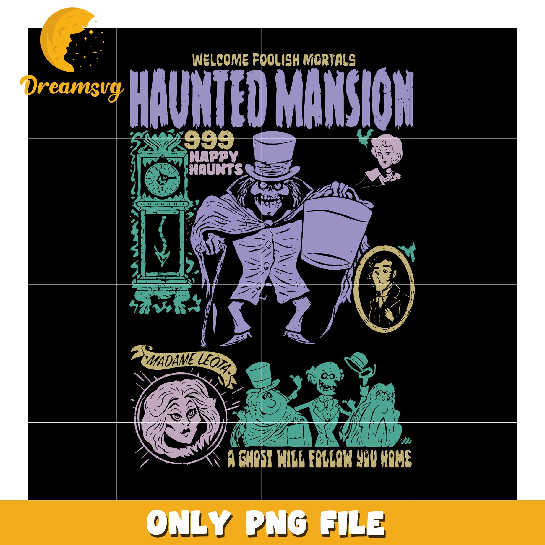 Haunted mansion png, spooky house png, halloween vibes png