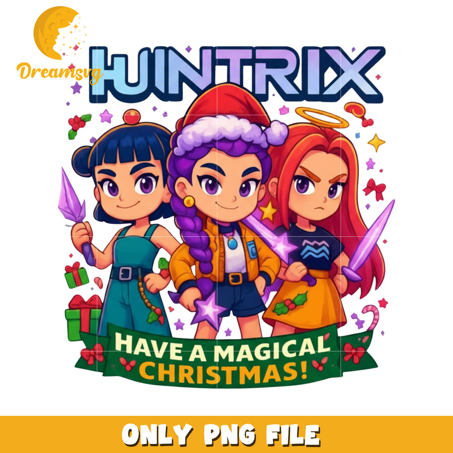 Have a magical christmas png, christmas songs png, demon hunters png