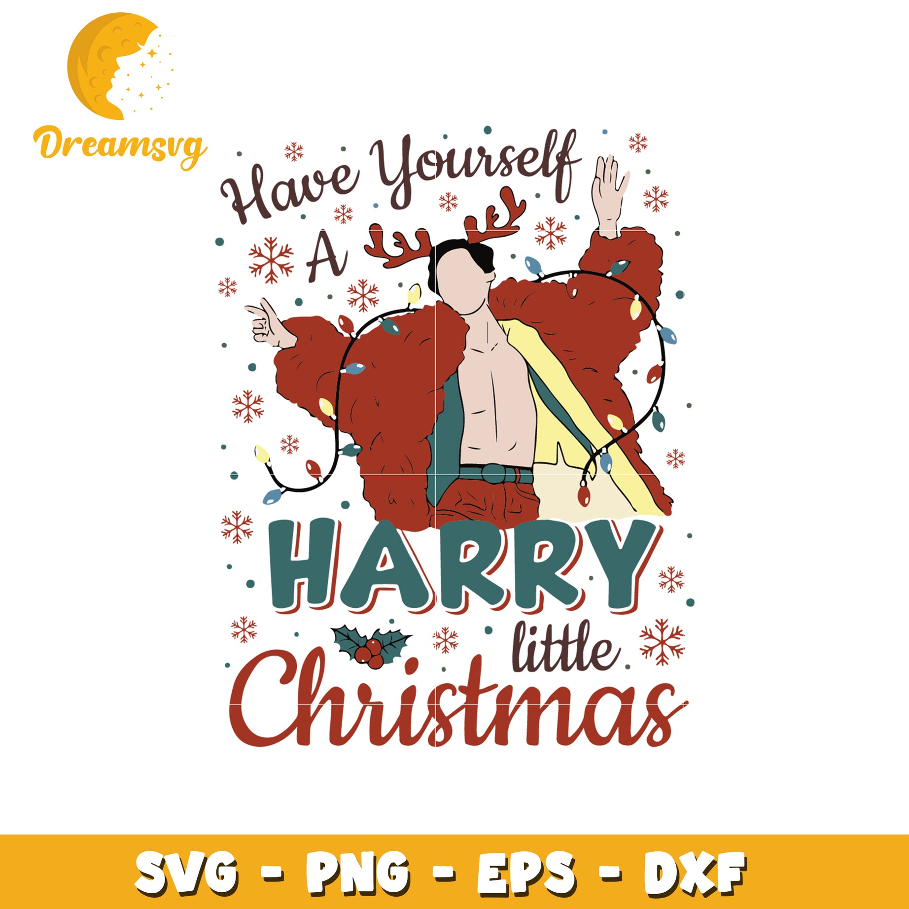 Have yourself a harry little christmas svg, little christmas svg