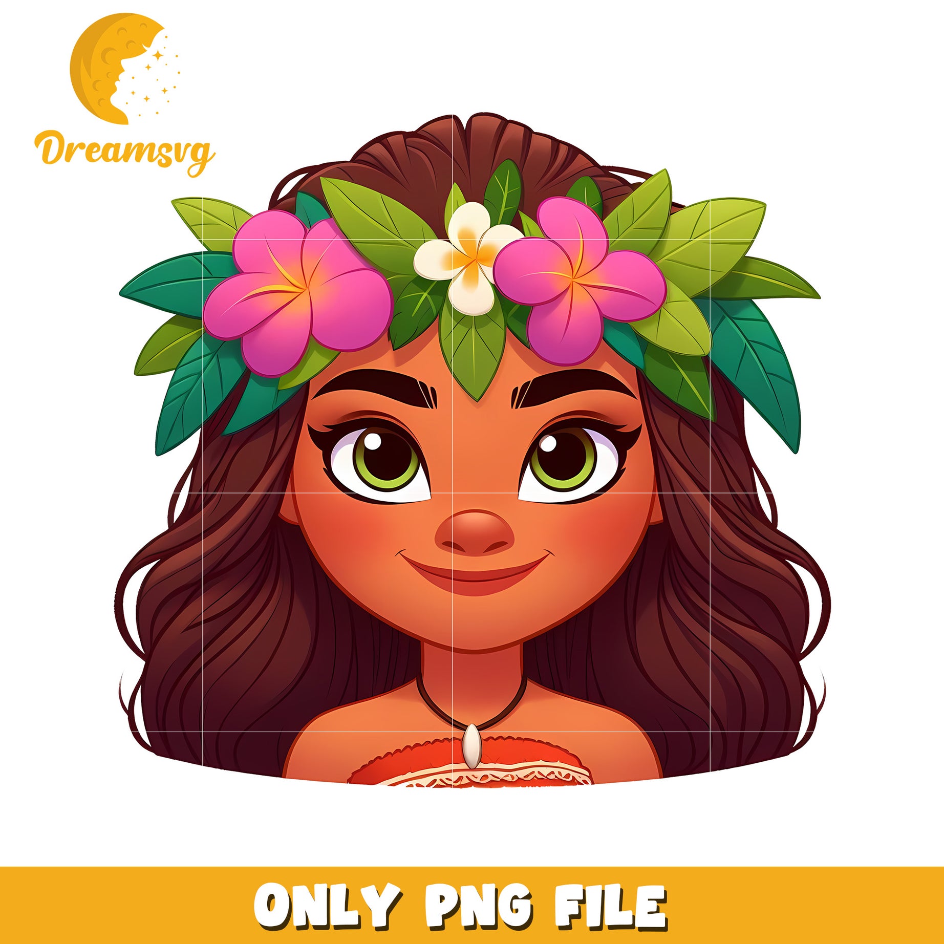 Hawaiian Girl PNG Clipart