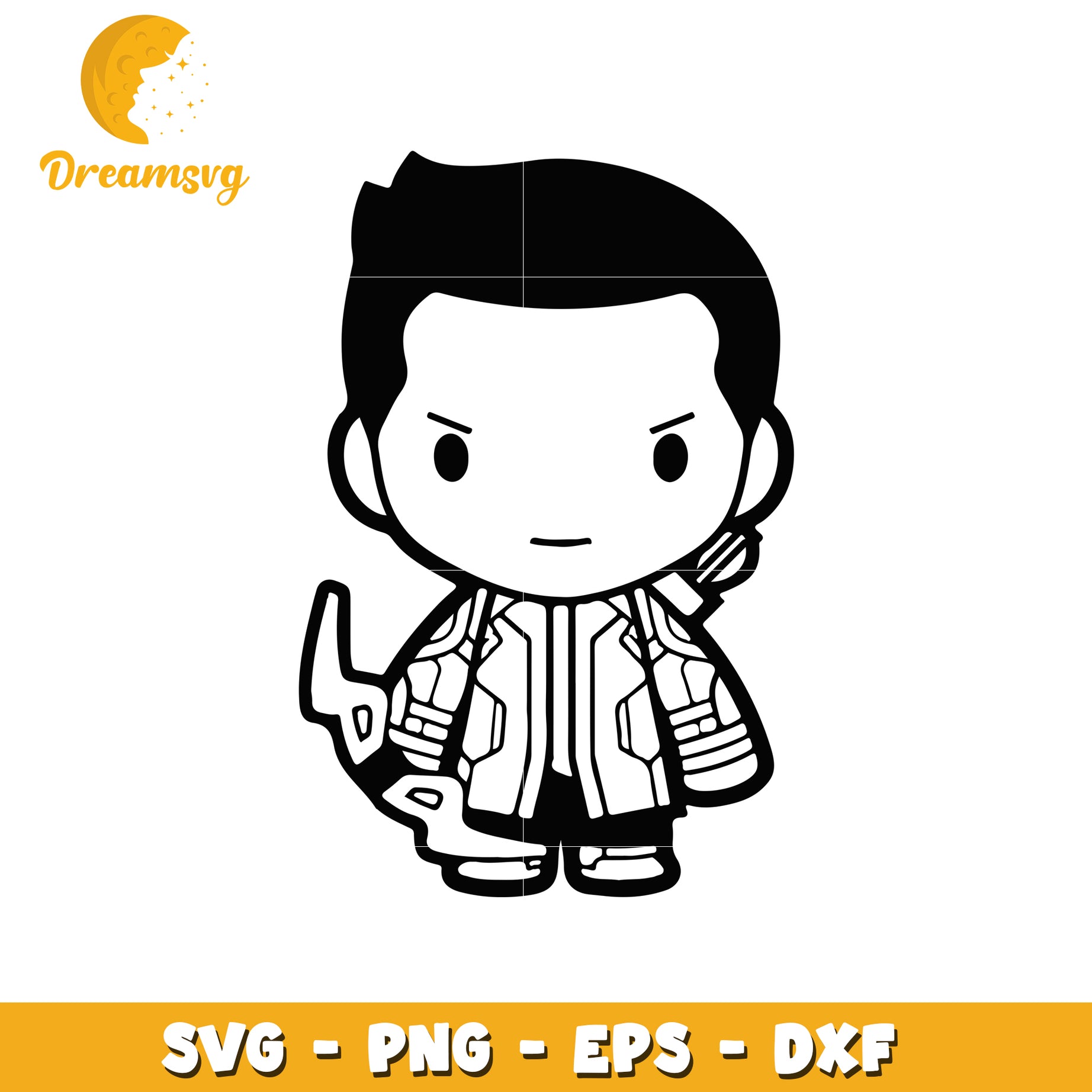 Hawkeye SVG Cut File Cartoon