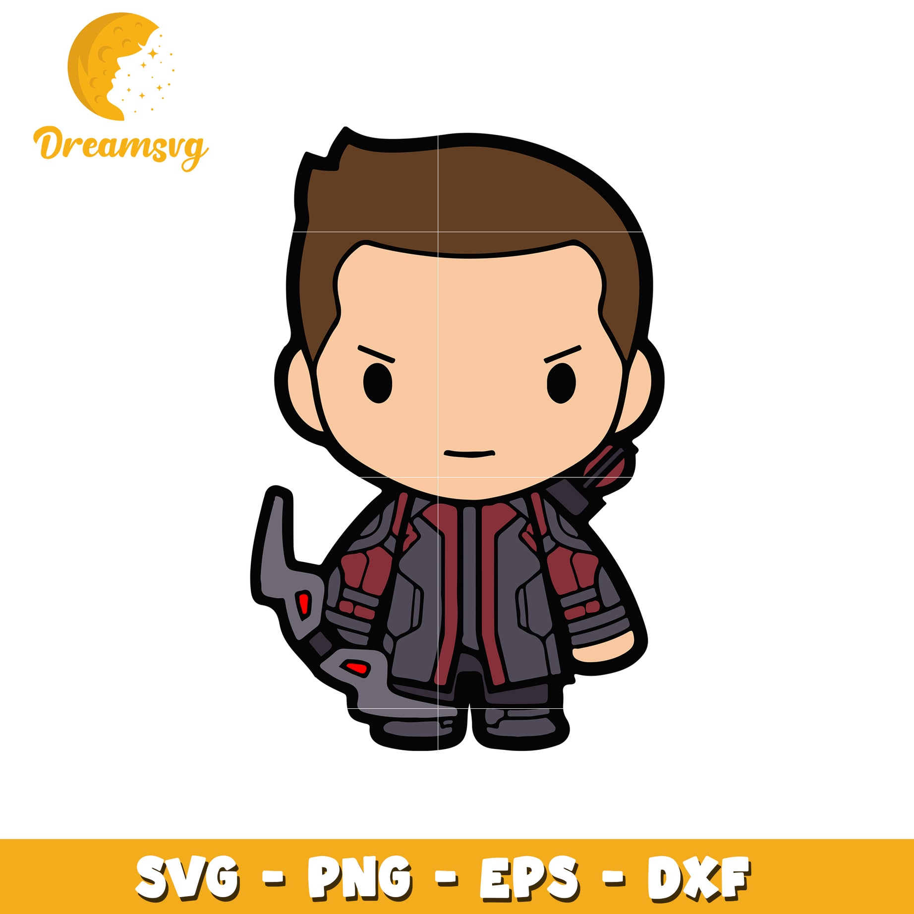 Hawkeye SVG PNG EPS DXF Cut File